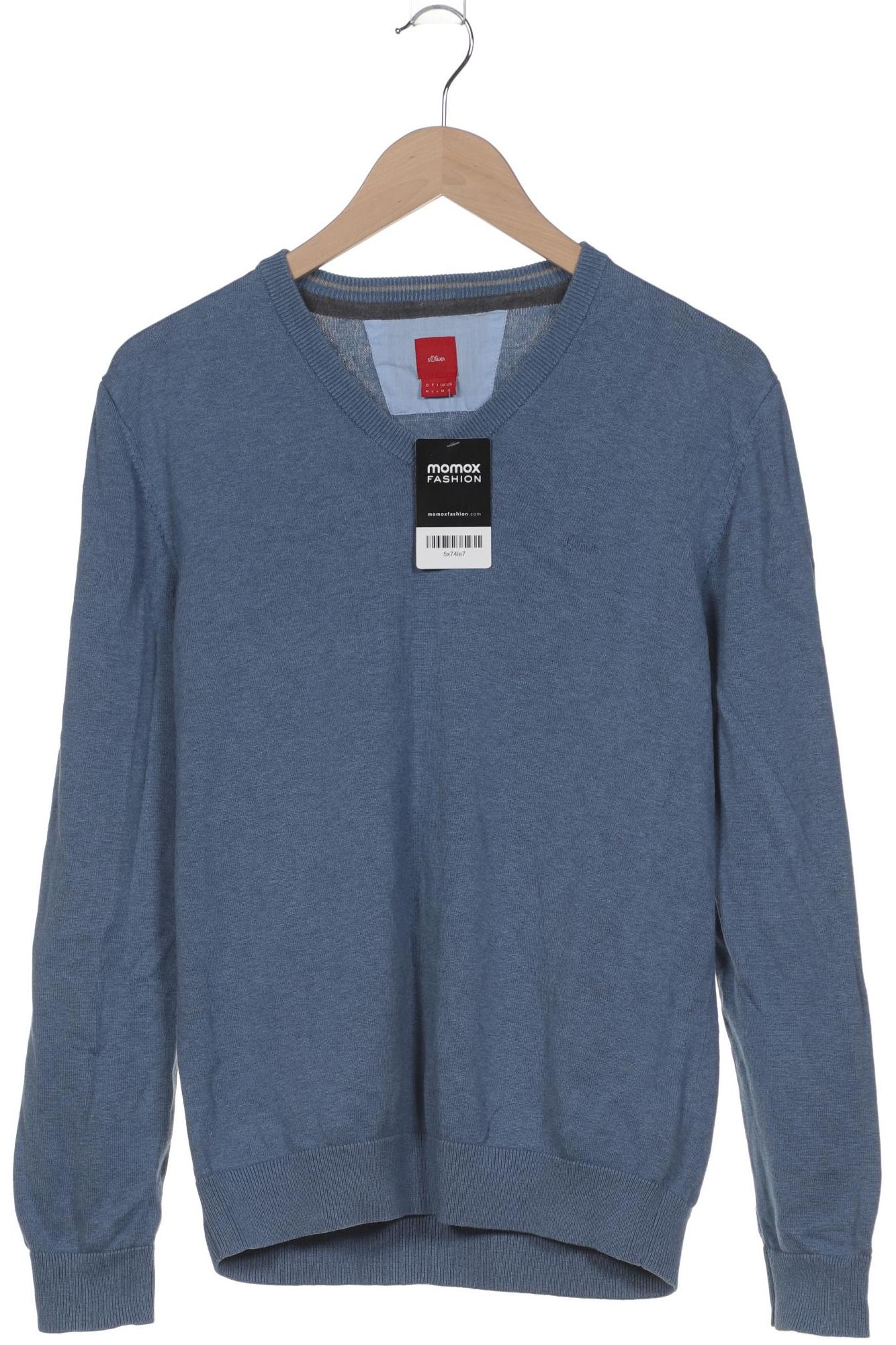 

s.Oliver Herren Pullover, blau, Gr. 48