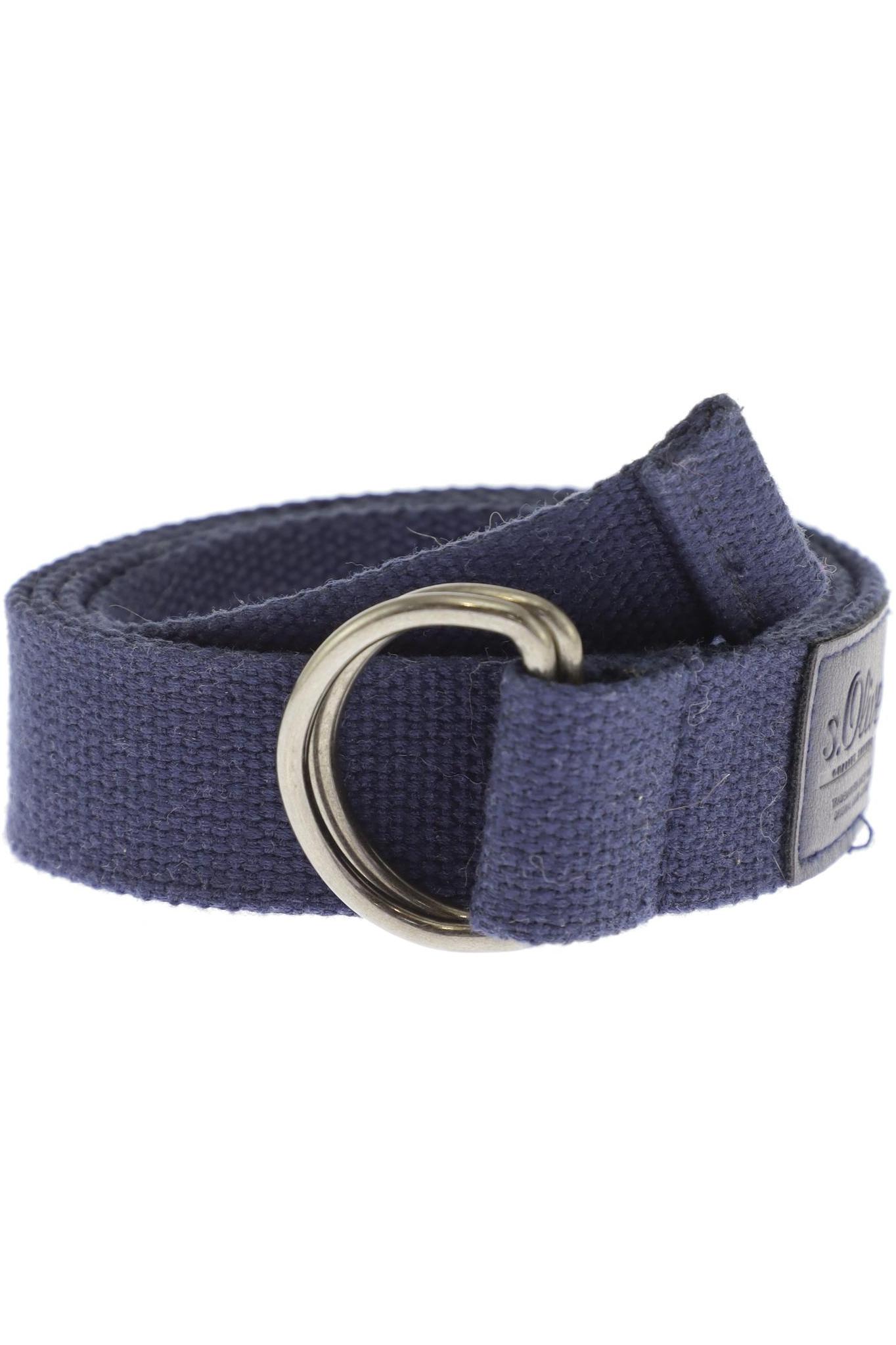 

s.Oliver Herren Gürtel, marineblau, Gr. 110