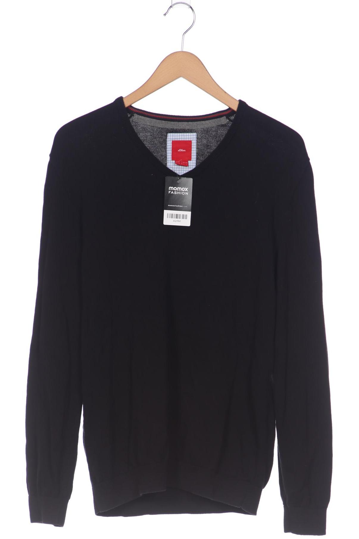 

s.Oliver Herren Langarmshirt, schwarz, Gr. 52