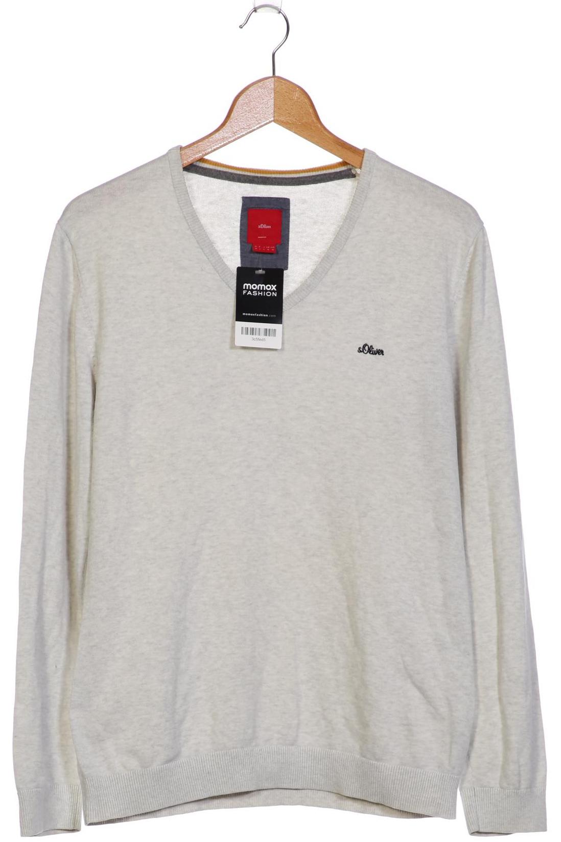 

s.Oliver Herren Pullover, weiß, Gr. 48