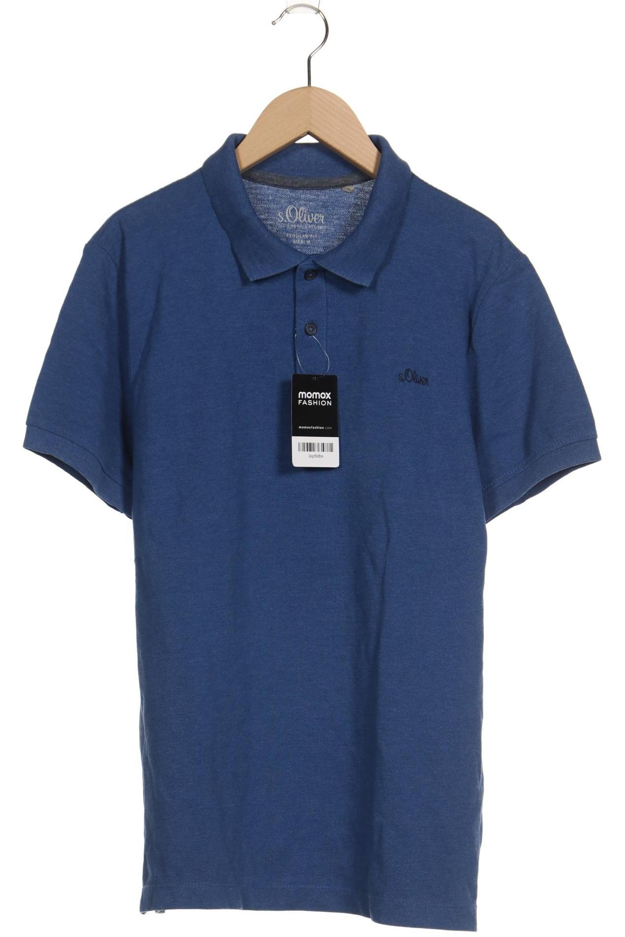 

s.Oliver Herren Poloshirt, blau, Gr. 48