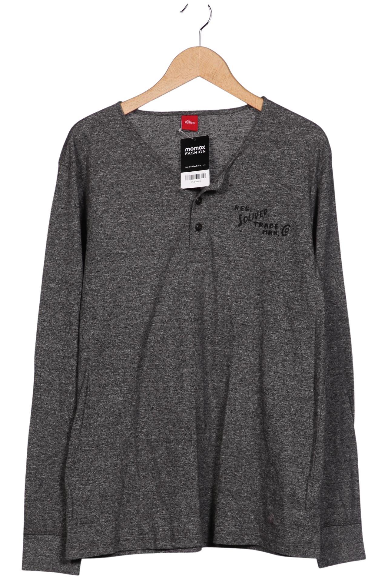 

s.Oliver Herren Langarmshirt, grau, Gr. 54