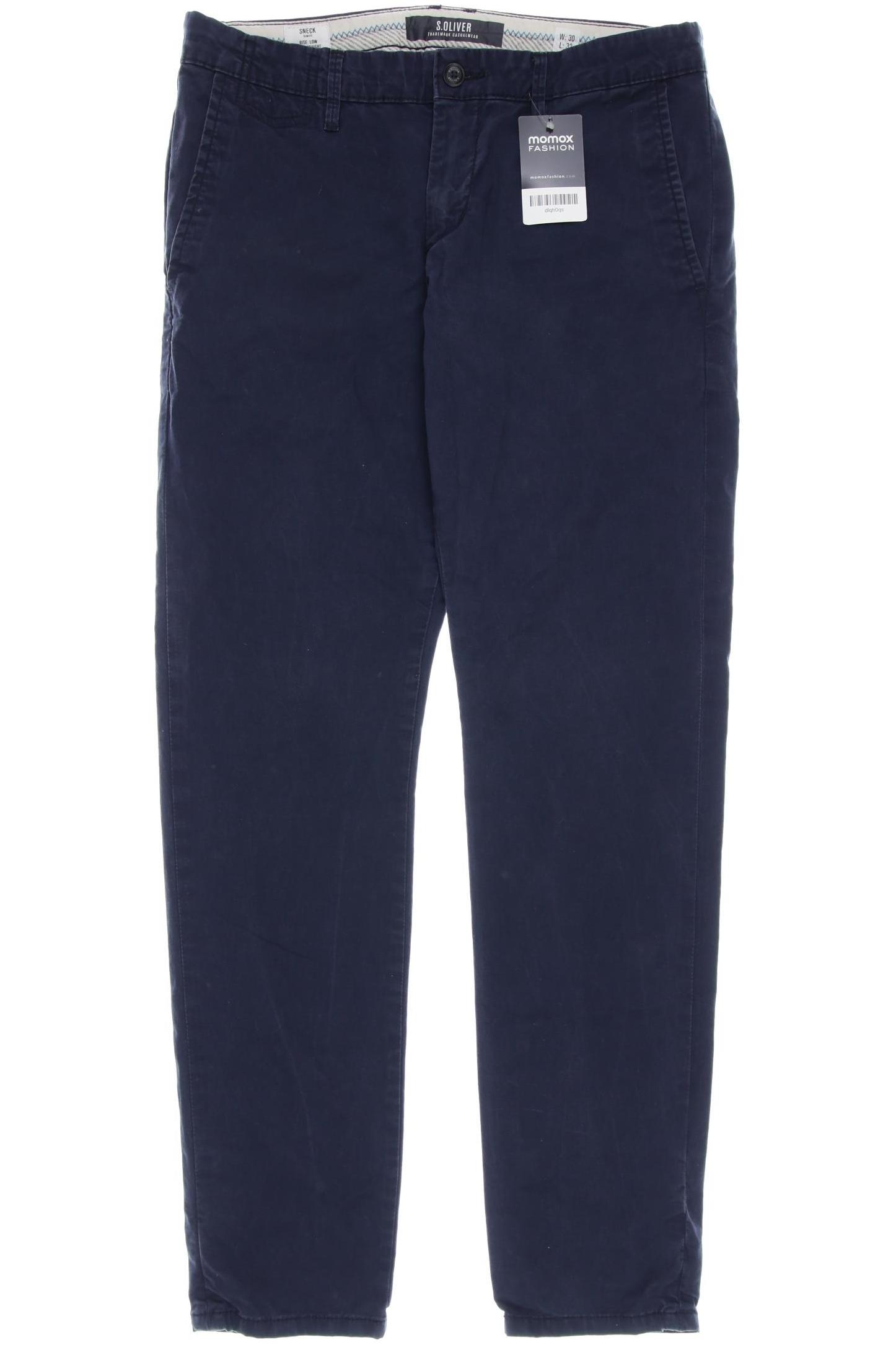 

s.Oliver Herren Stoffhose, marineblau, Gr. 30