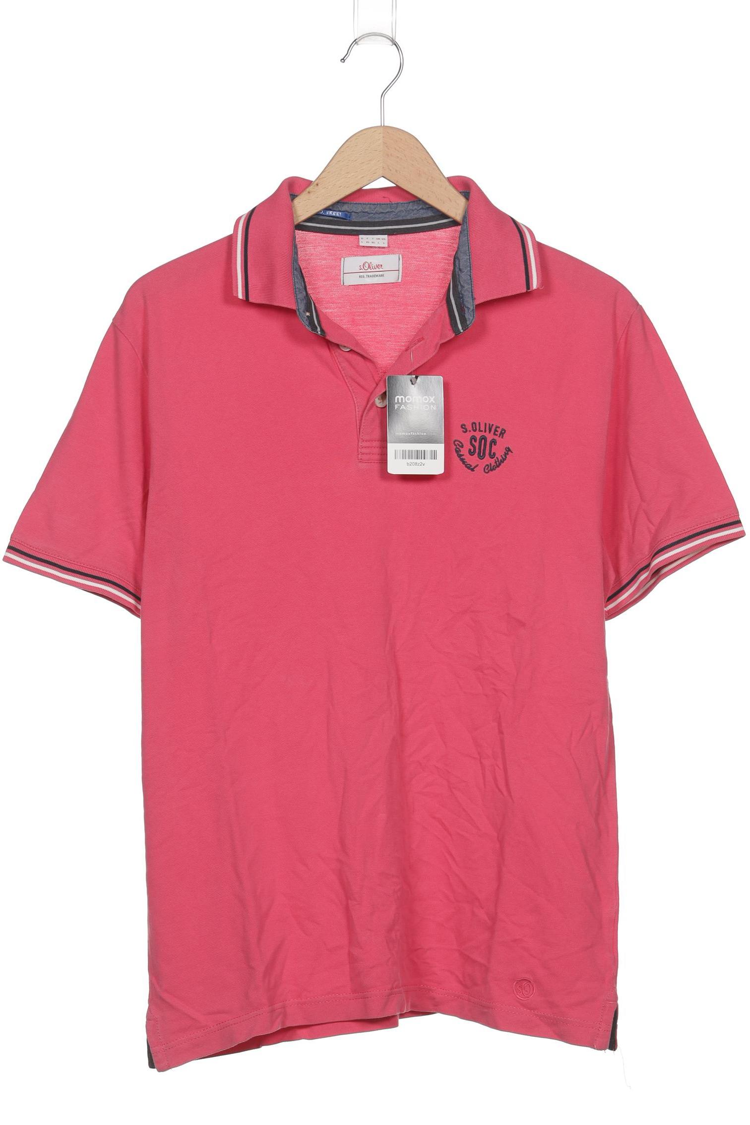 

s.Oliver Herren Poloshirt, pink, Gr. 52