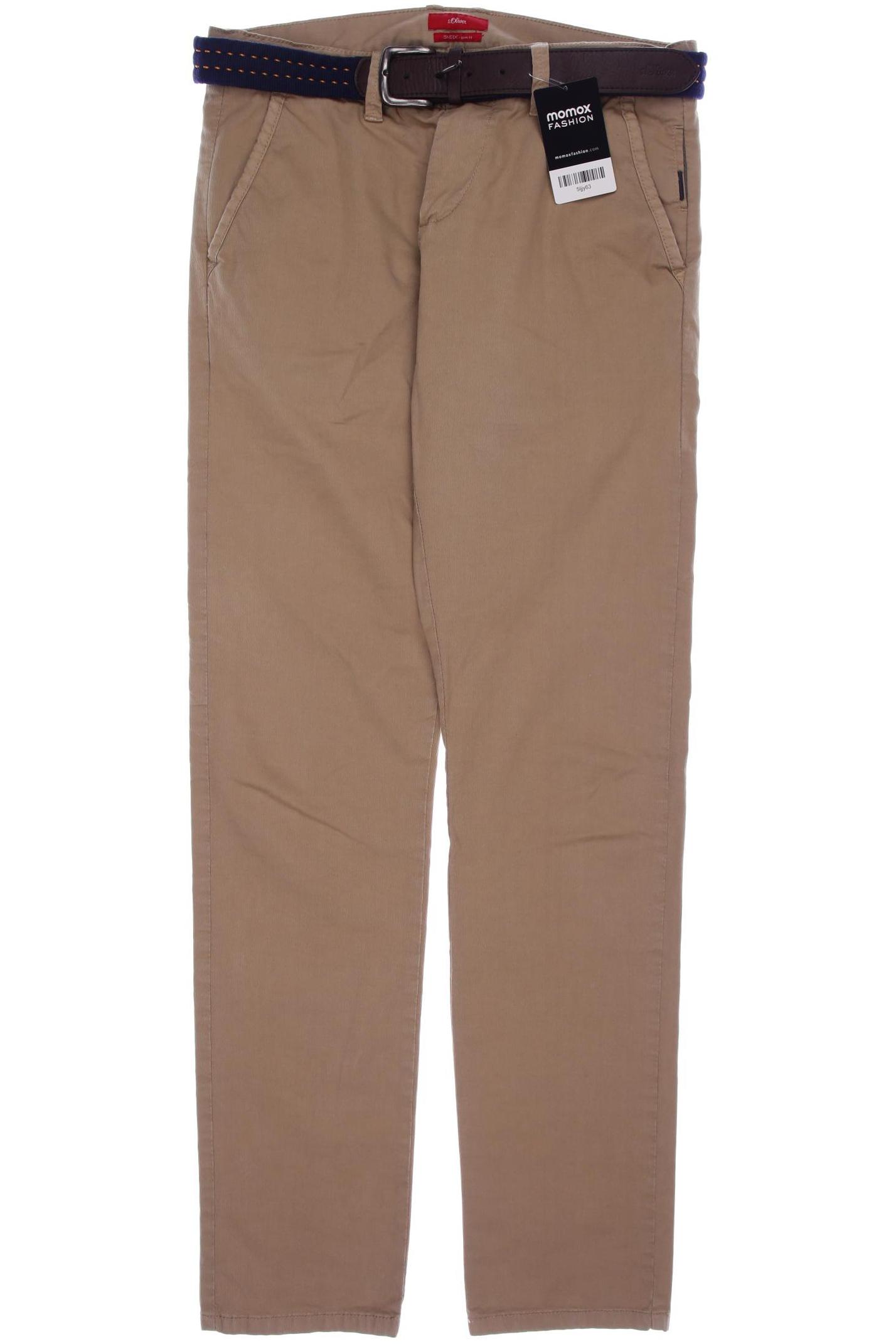 

s.Oliver Herren Stoffhose, beige, Gr. 44