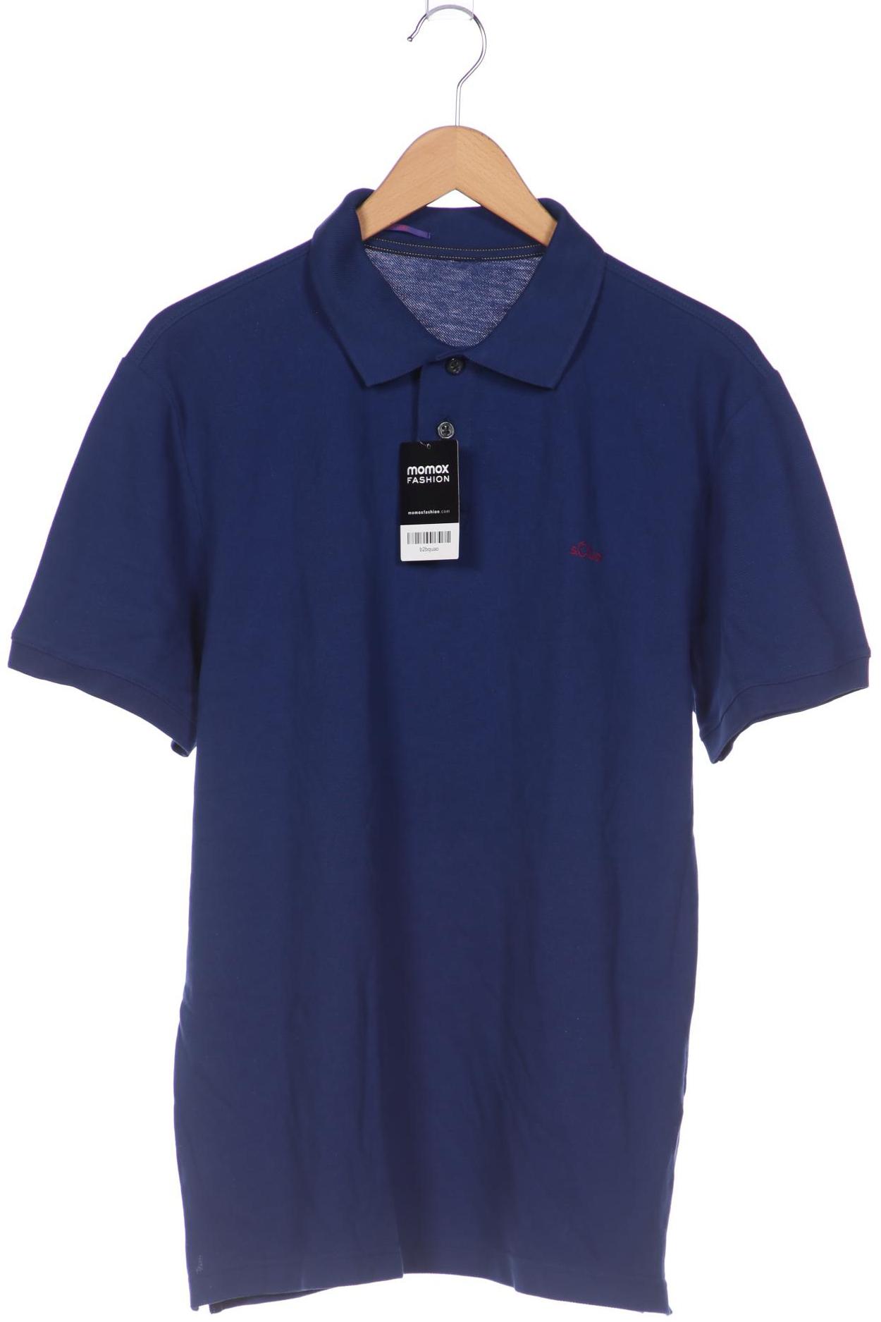 

s.Oliver Herren Poloshirt, blau, Gr. 56