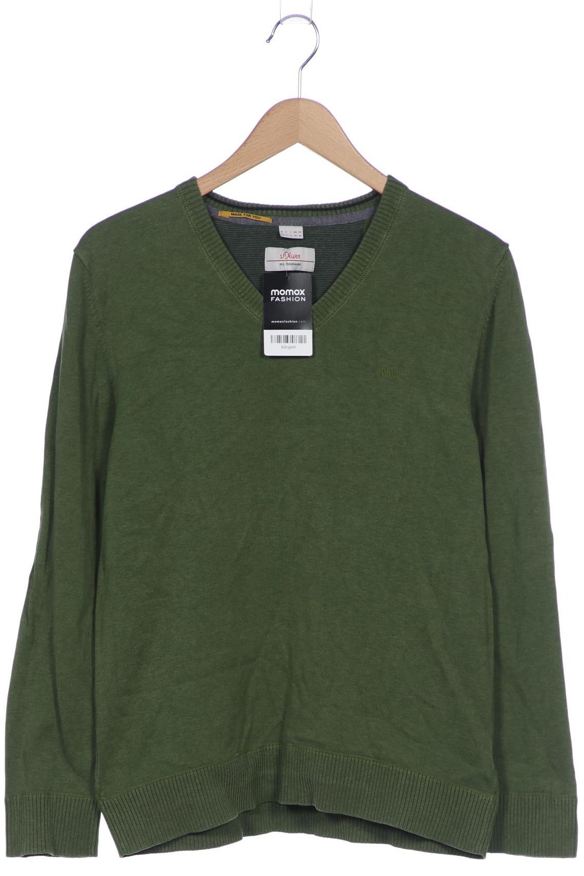 

s.Oliver Herren Pullover, grün, Gr. 48