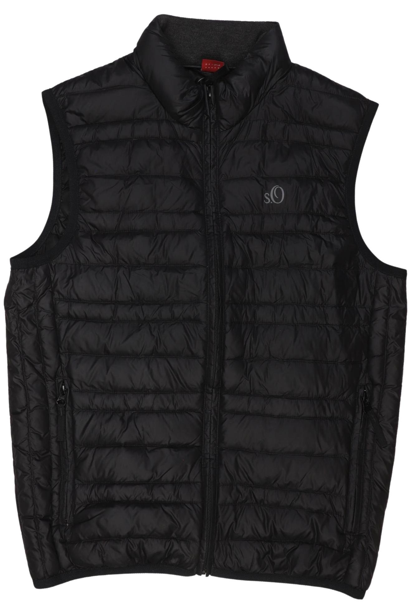 

s.Oliver Herren Weste, schwarz, Gr. 46