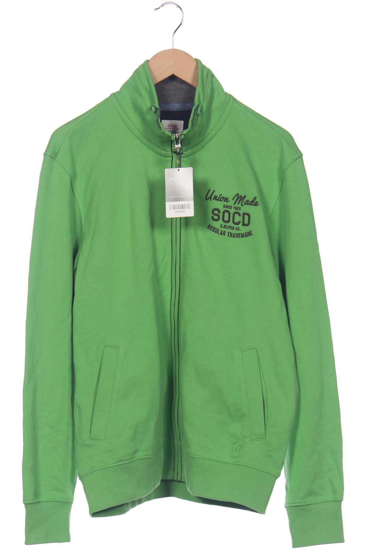 

s.Oliver Herren Sweatshirt, grün, Gr. 52