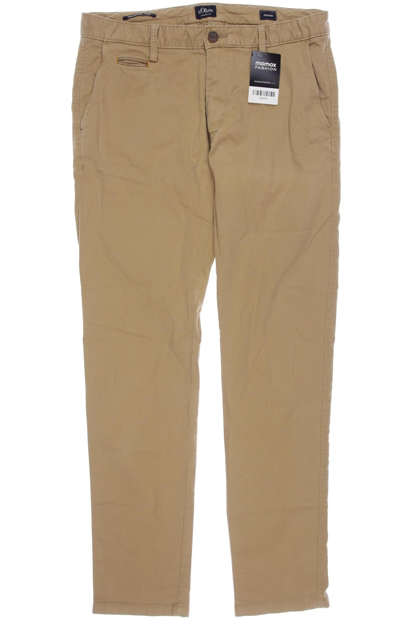 

s.Oliver Herren Stoffhose, beige, Gr. 31
