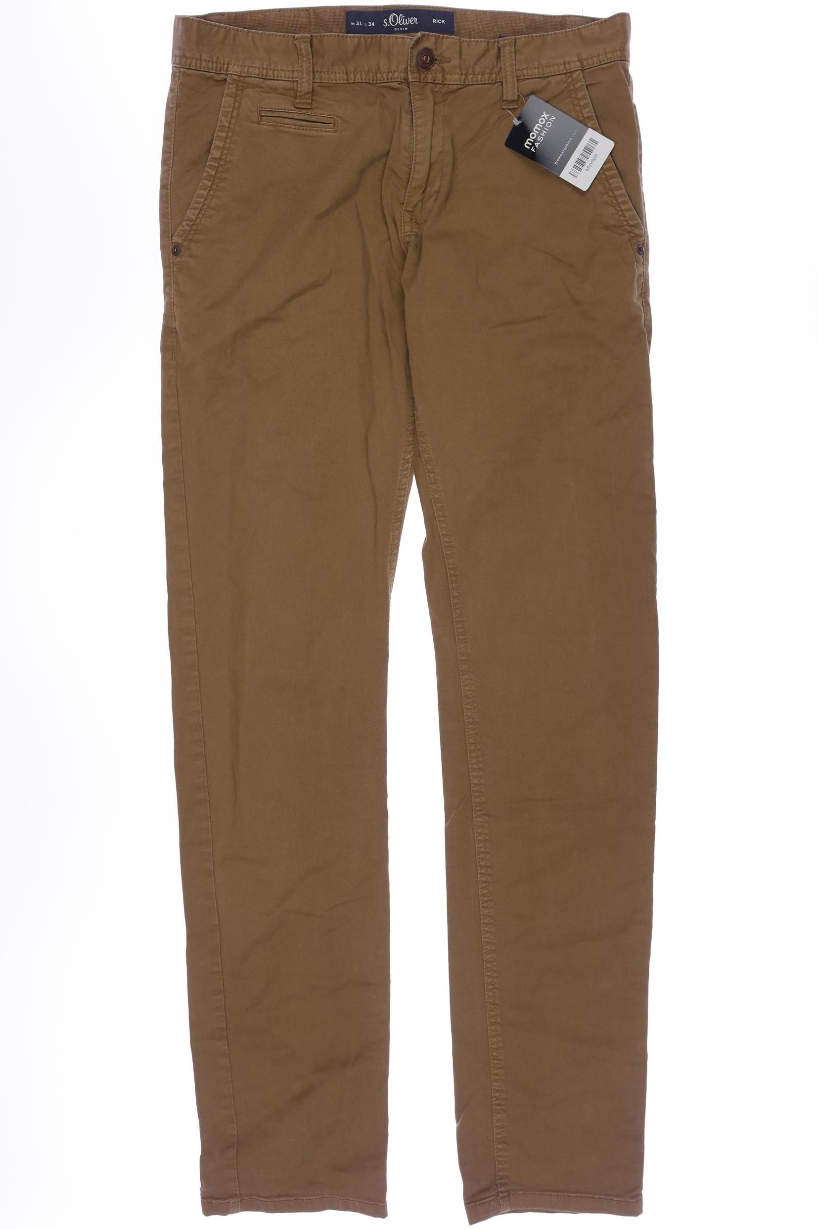 

s.Oliver Herren Stoffhose, braun, Gr. 31