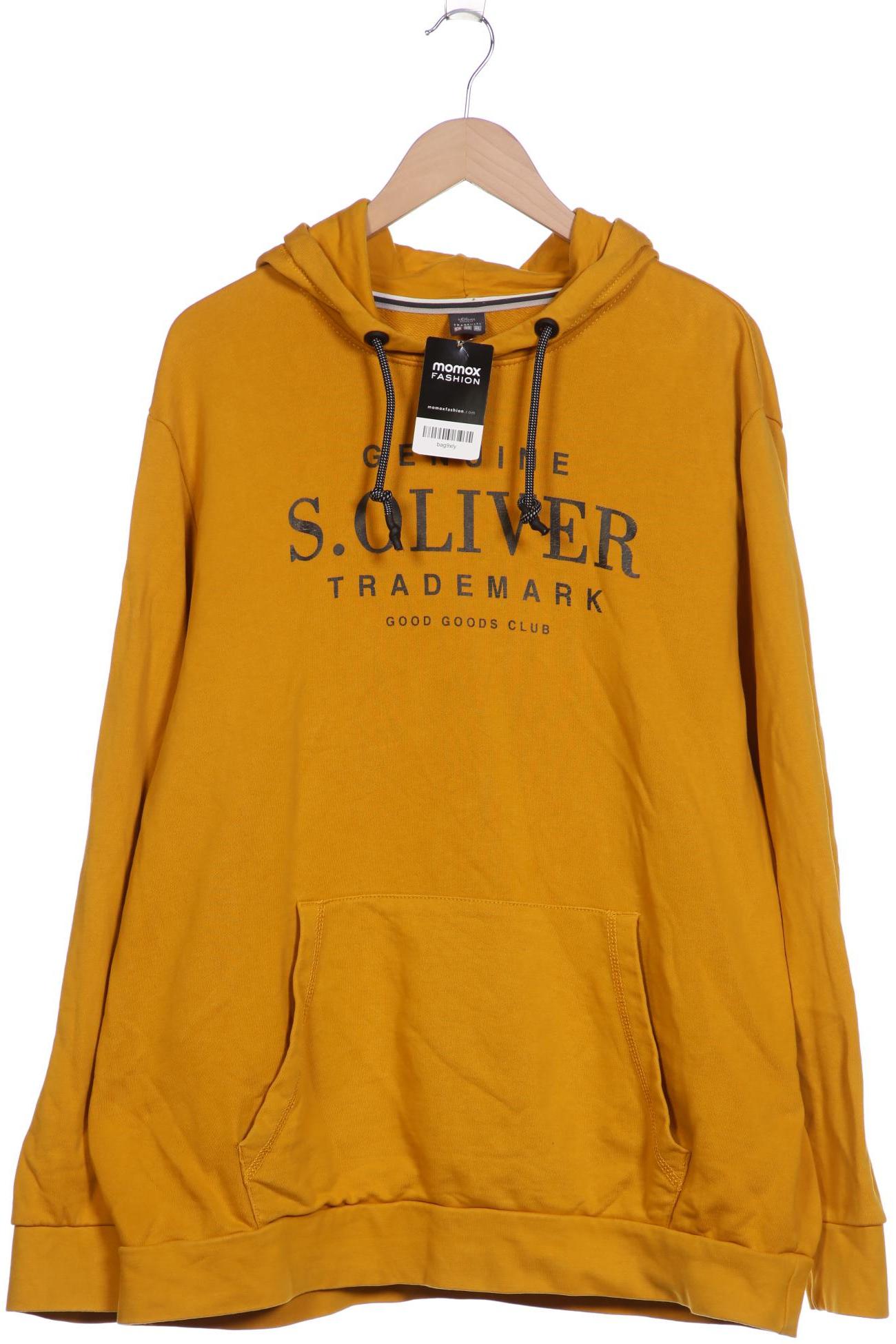 

s.Oliver Herren Kapuzenpullover, gelb, Gr. 56