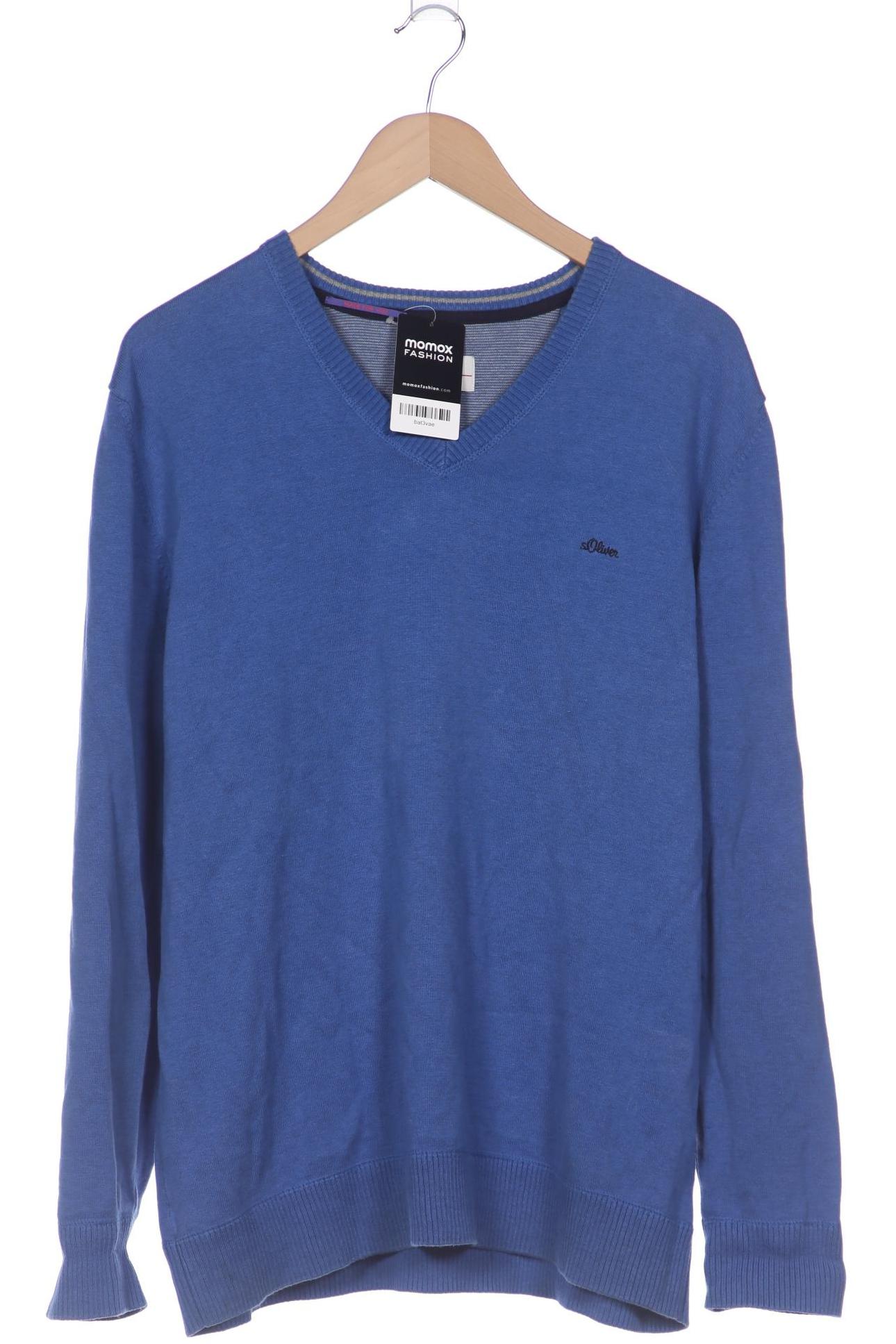 

s.Oliver Herren Pullover, blau, Gr. 54