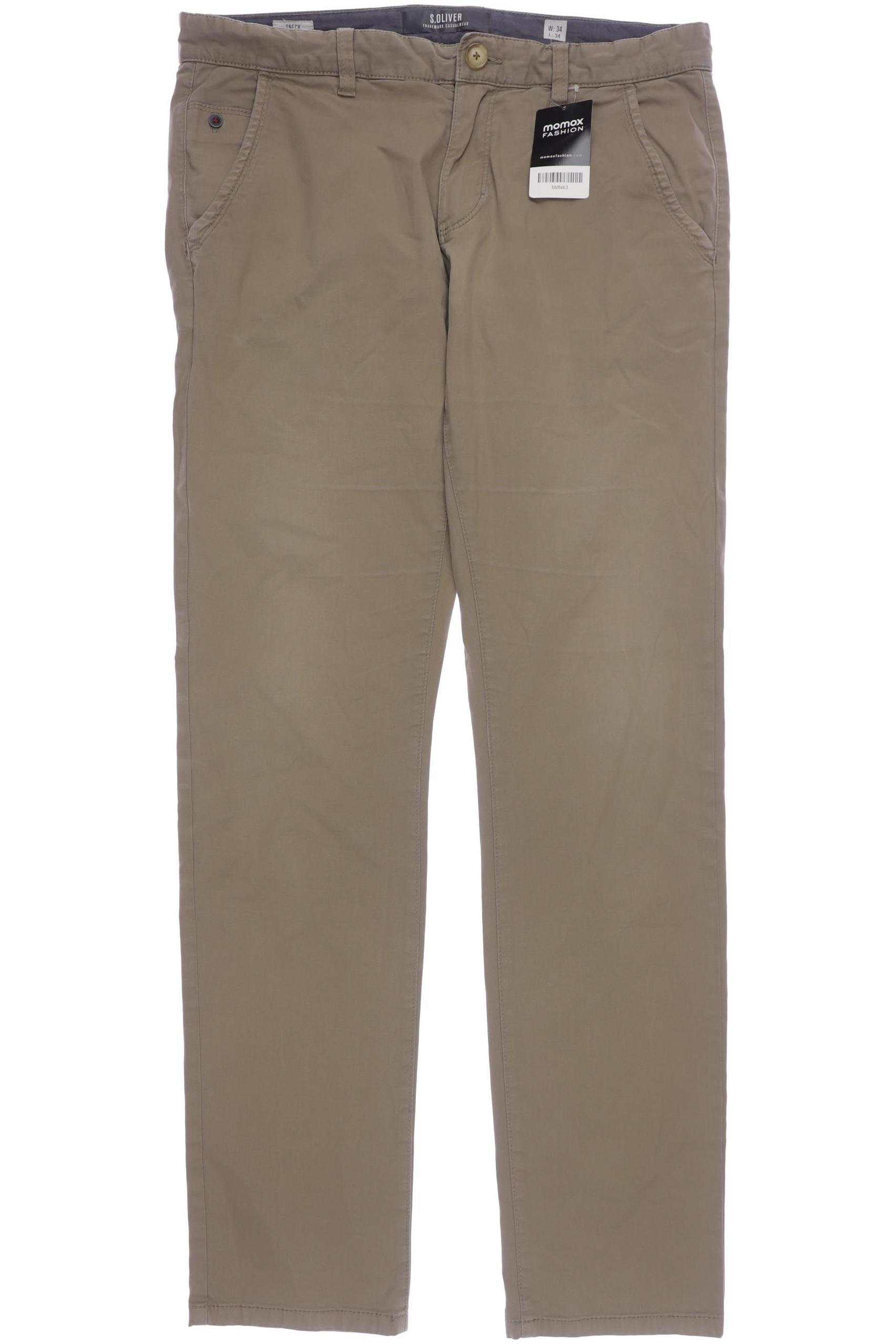 

s.Oliver Herren Stoffhose, beige, Gr. 34
