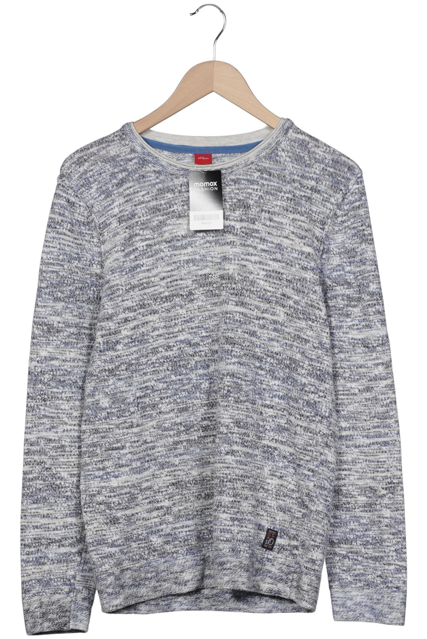 

s.Oliver Herren Pullover, blau, Gr. 52