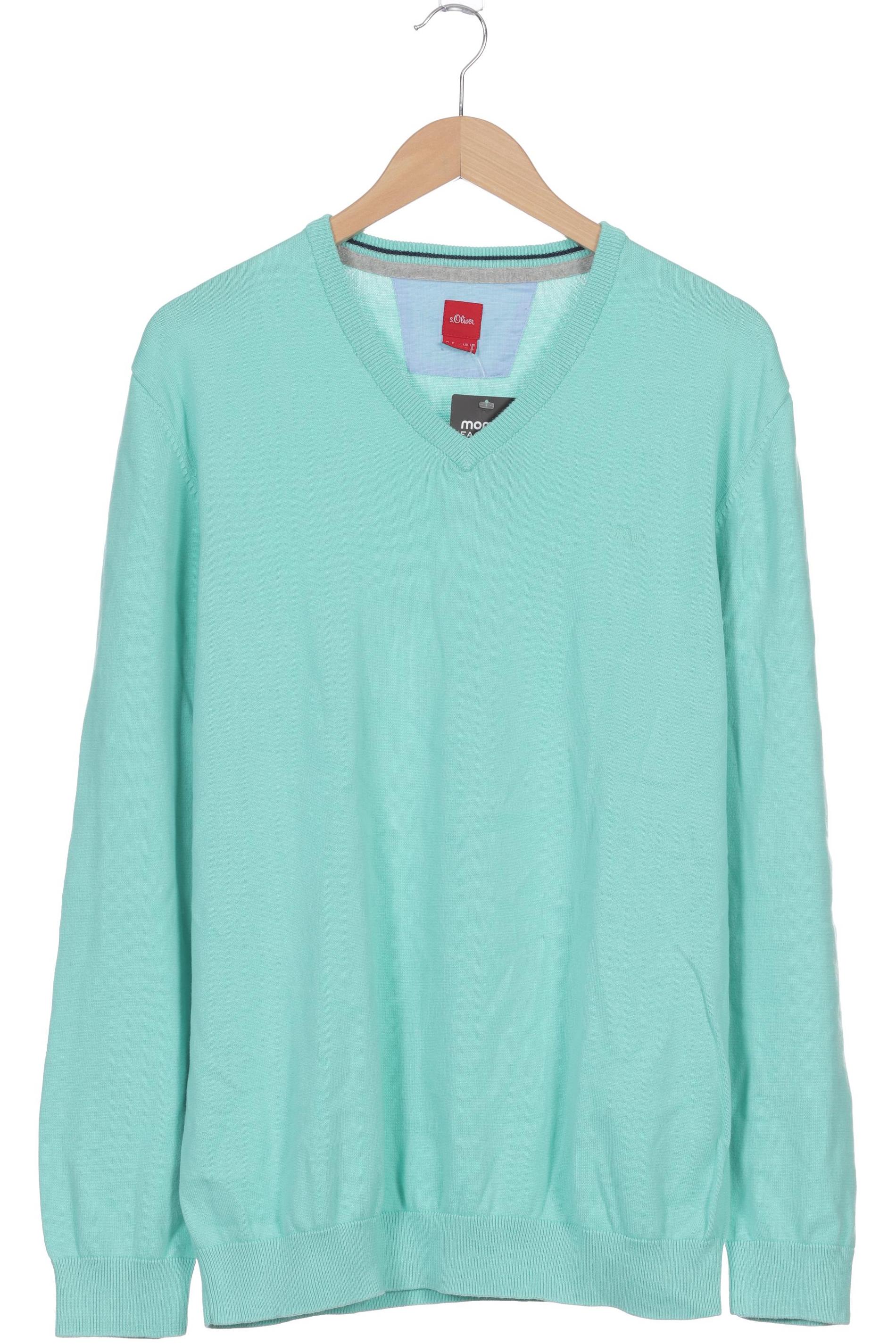 

s.Oliver Herren Pullover, türkis, Gr. 54