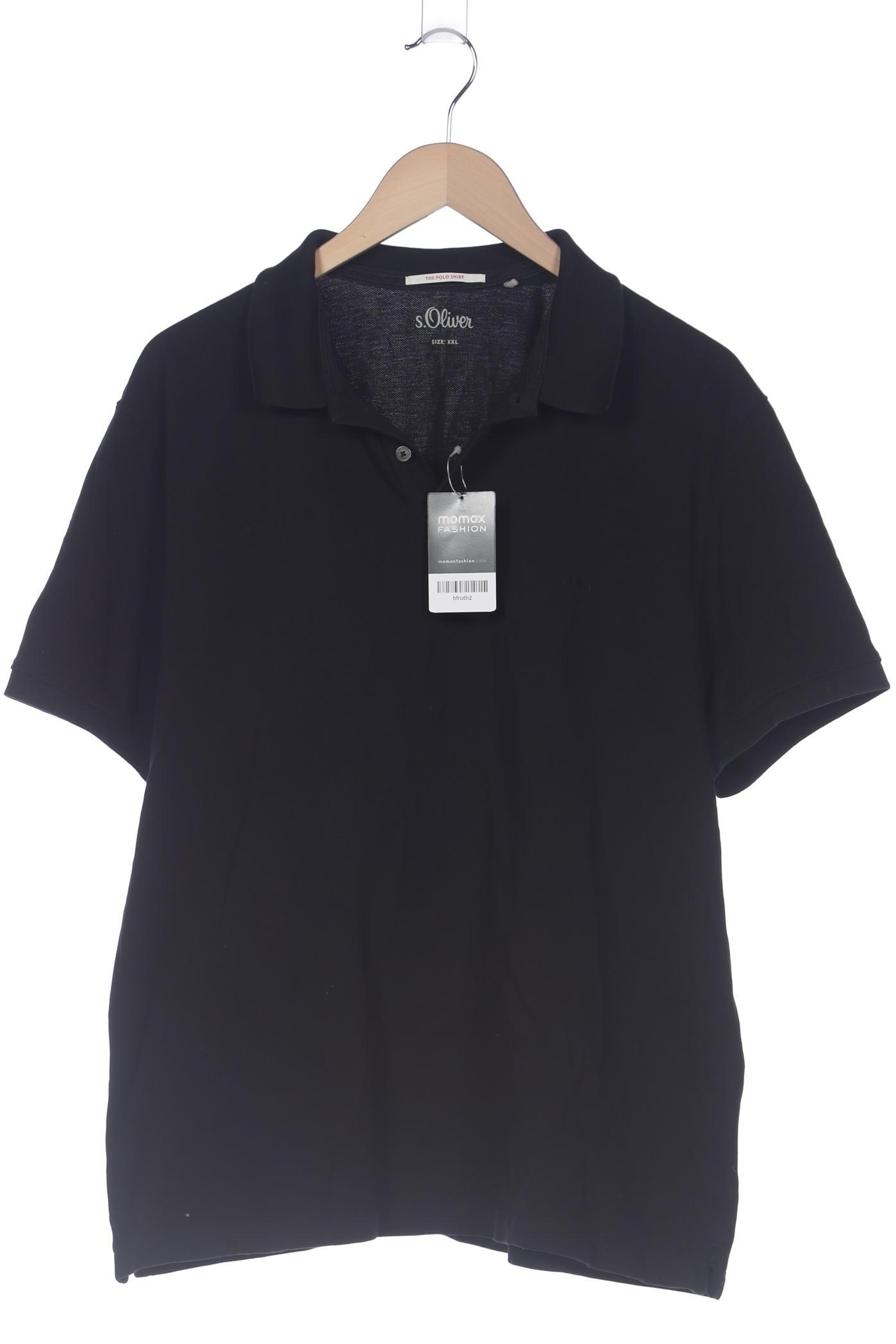 

s.Oliver Herren Poloshirt, schwarz, Gr. 56