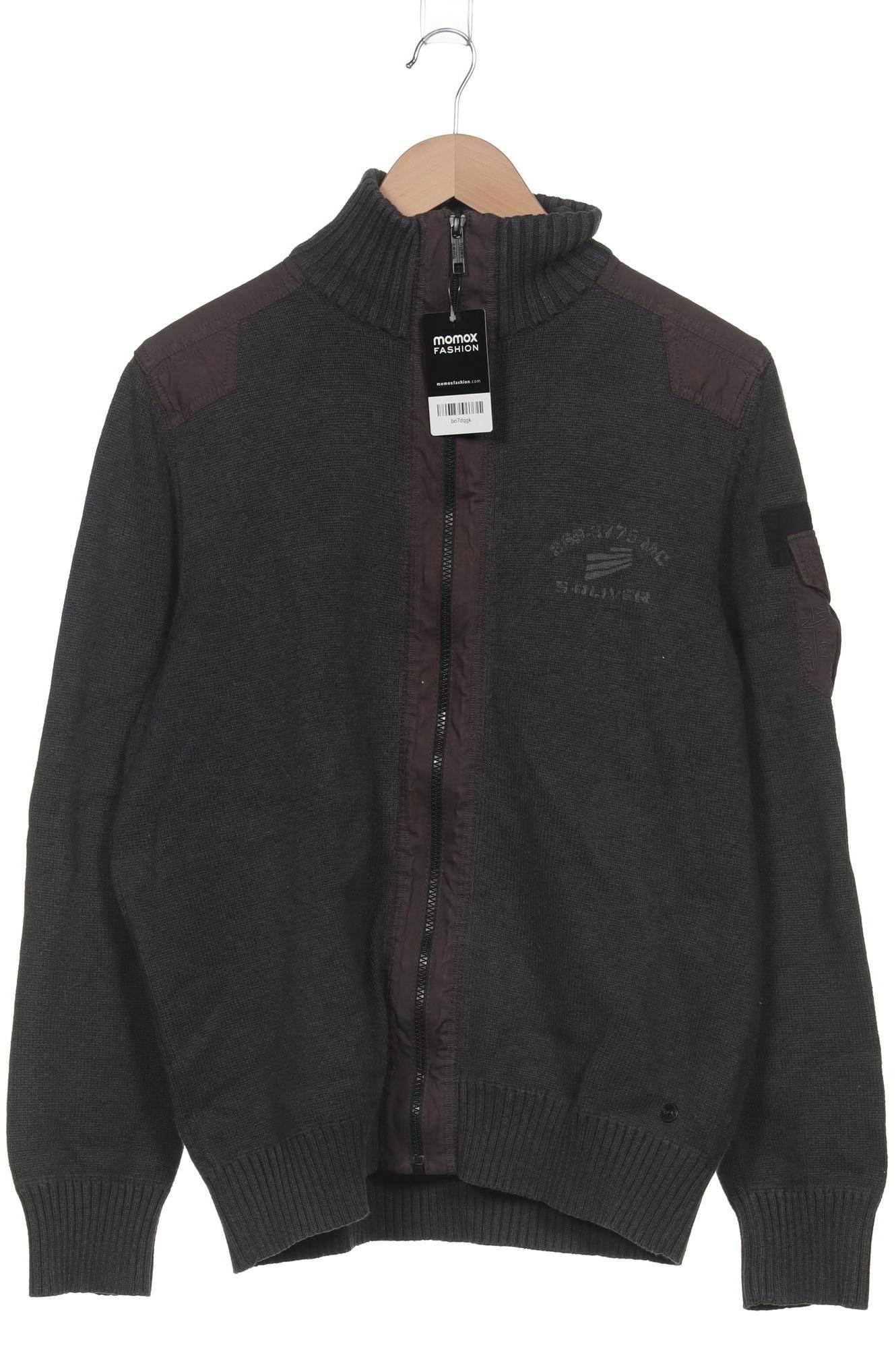 

s.Oliver Herren Strickjacke, grau, Gr. 52