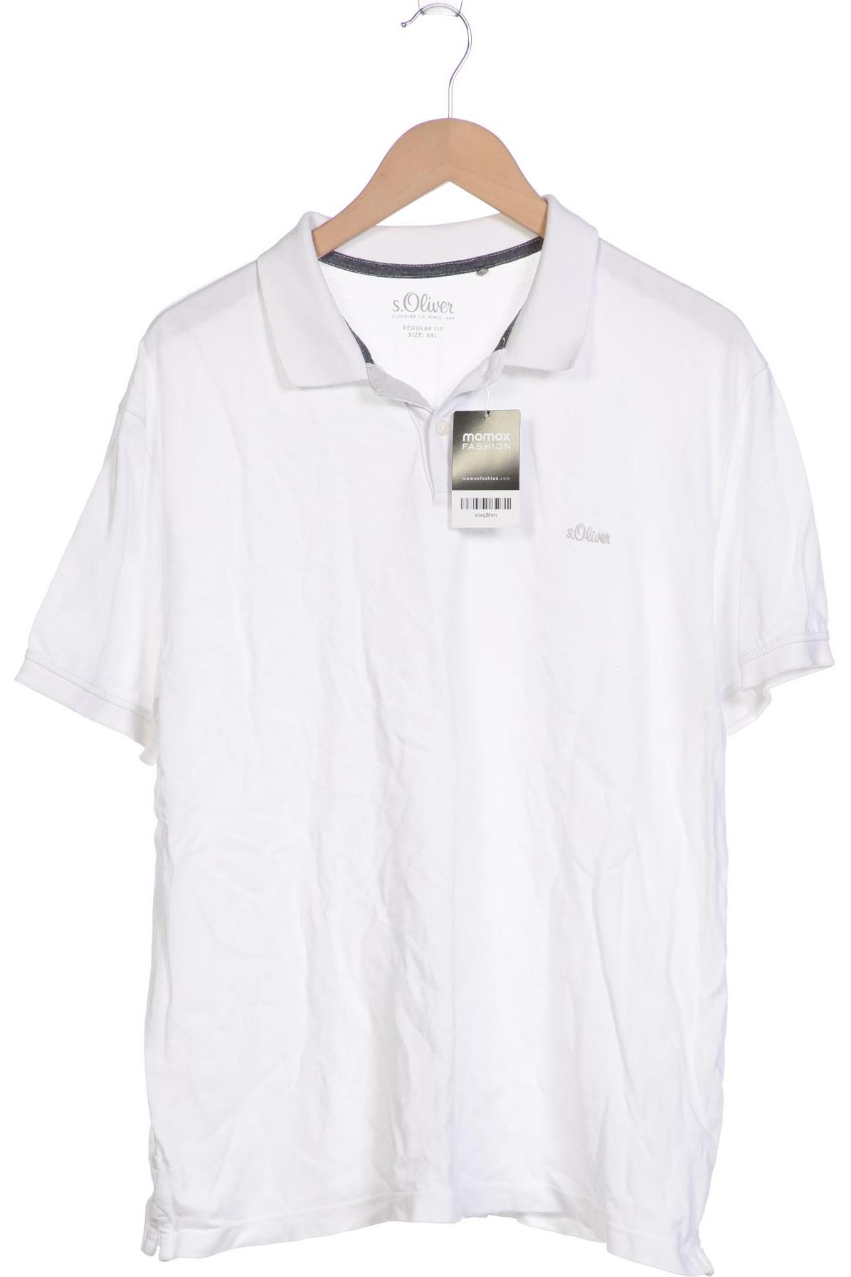 

s.Oliver Herren Poloshirt, weiß, Gr. 56