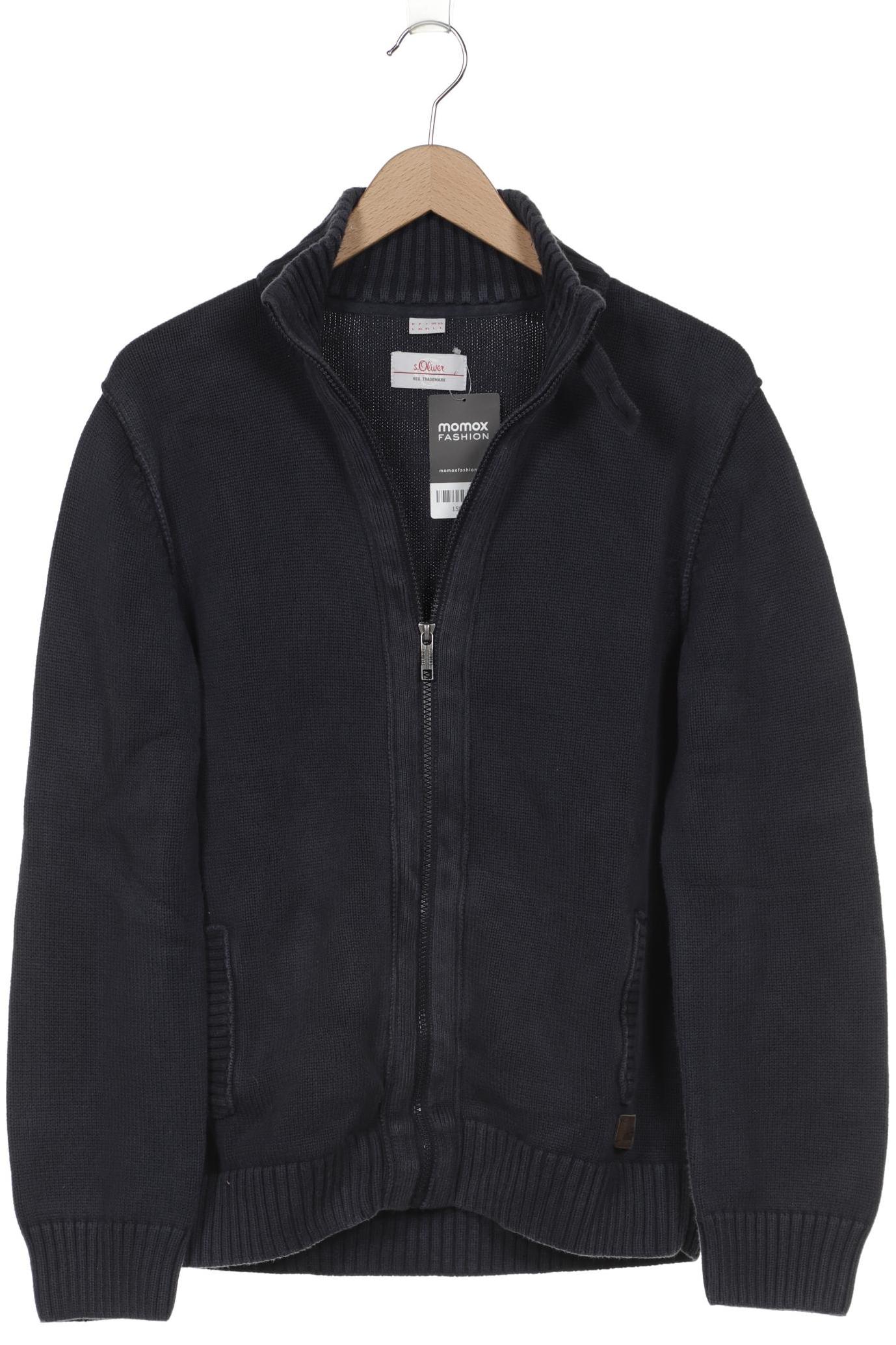 

s.Oliver Herren Strickjacke, marineblau, Gr. 52