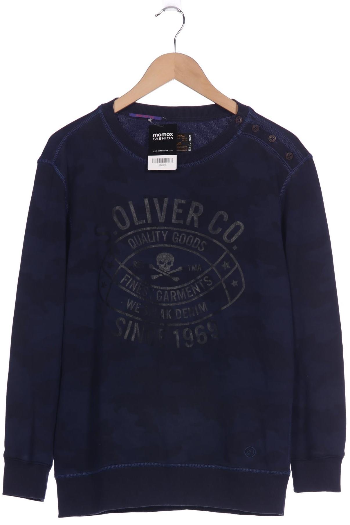 

s.Oliver Herren Sweatshirt, marineblau, Gr. 48