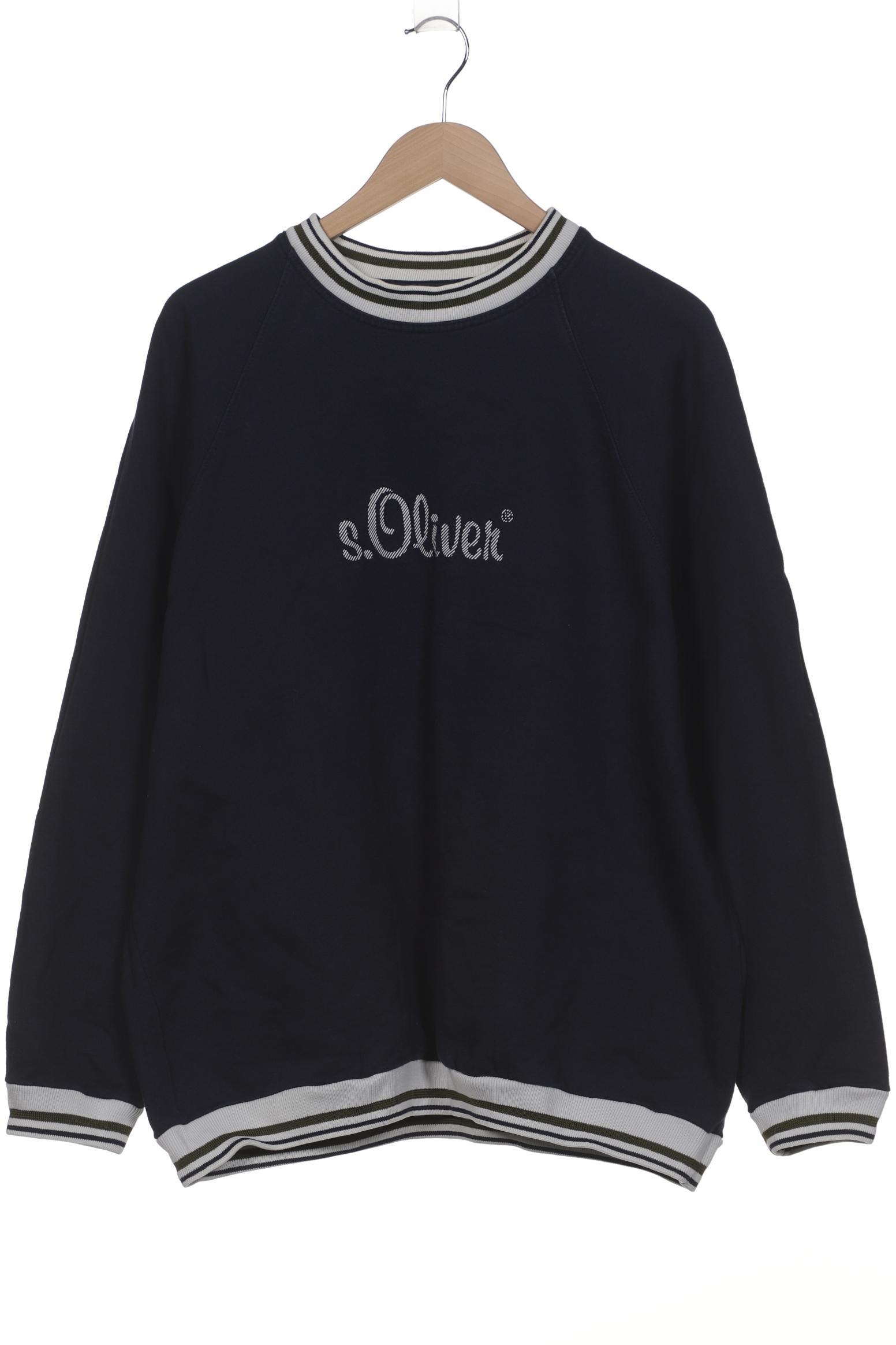 

s.Oliver Herren Sweatshirt, marineblau, Gr. 56