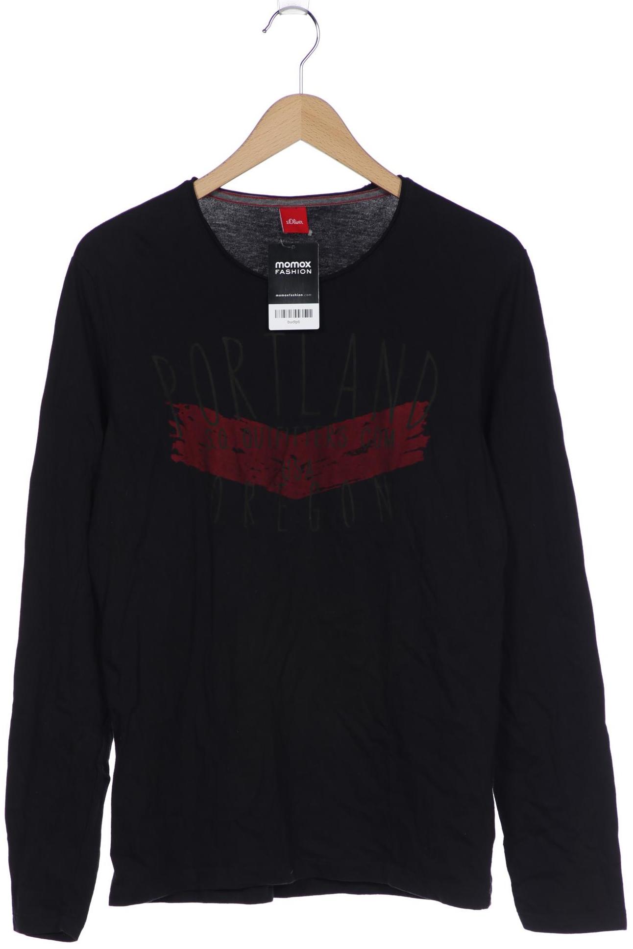 

s.Oliver Herren Langarmshirt, schwarz