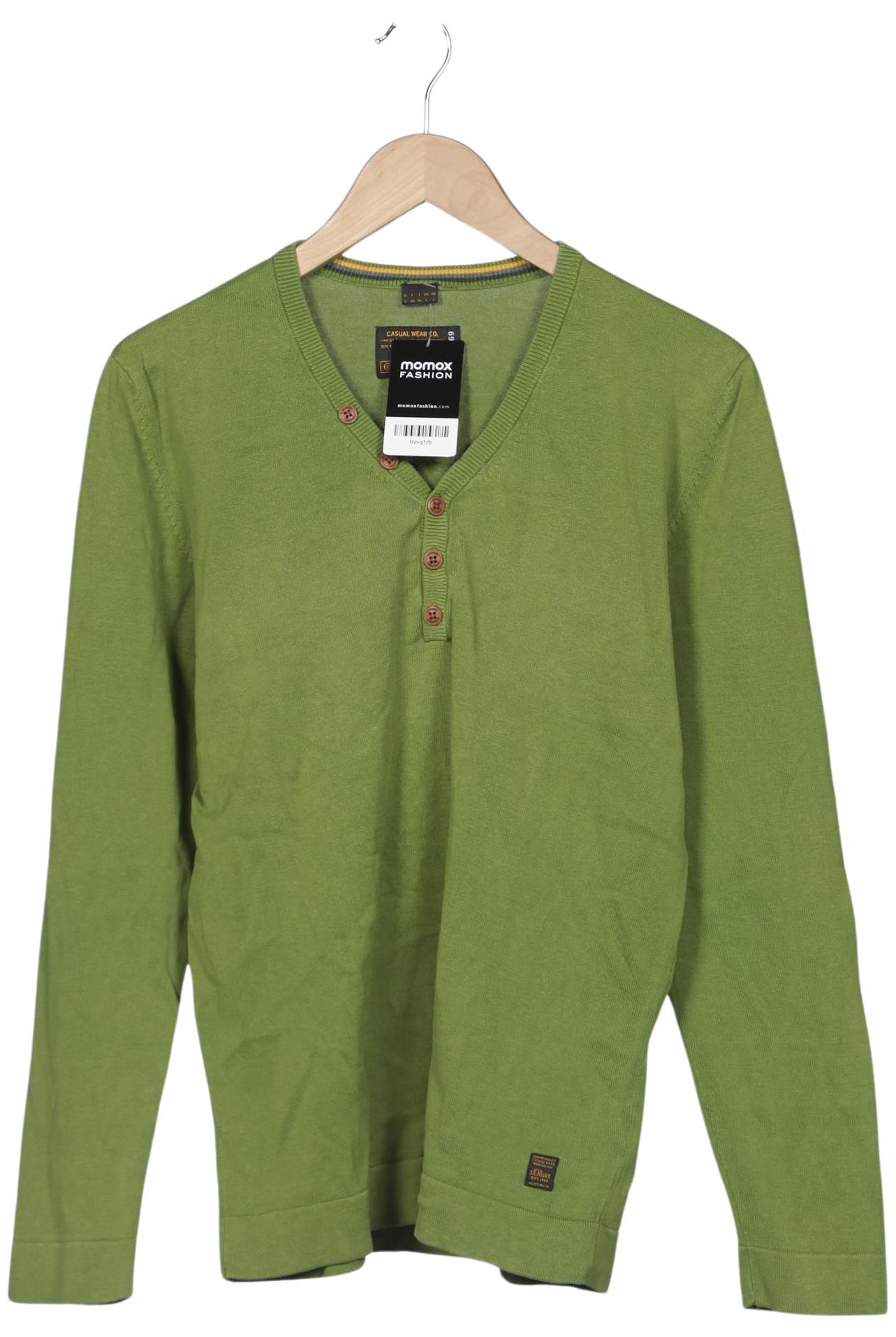 

s.Oliver Herren Pullover, grün, Gr. 52