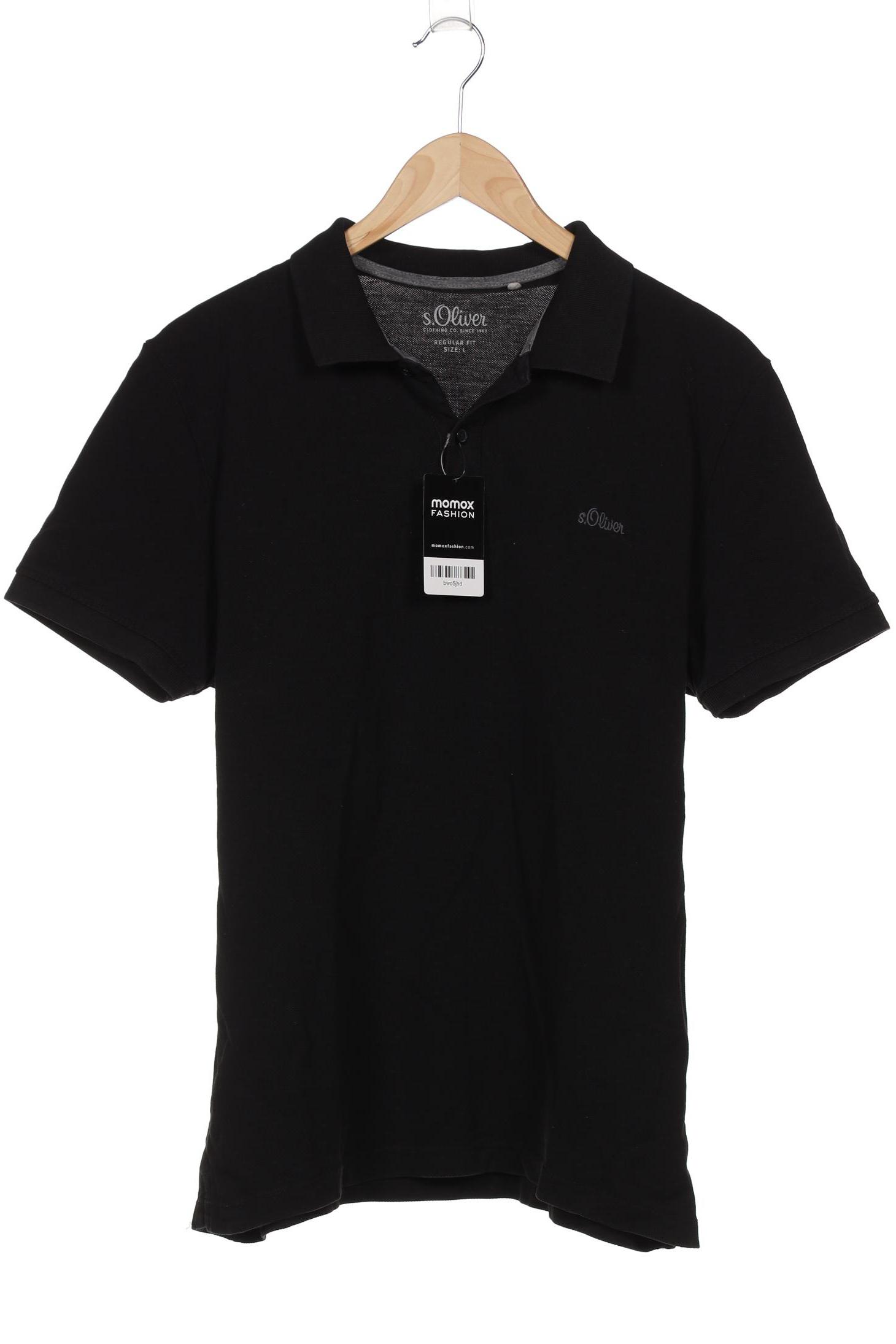 

s.Oliver Herren Poloshirt, schwarz, Gr. 52