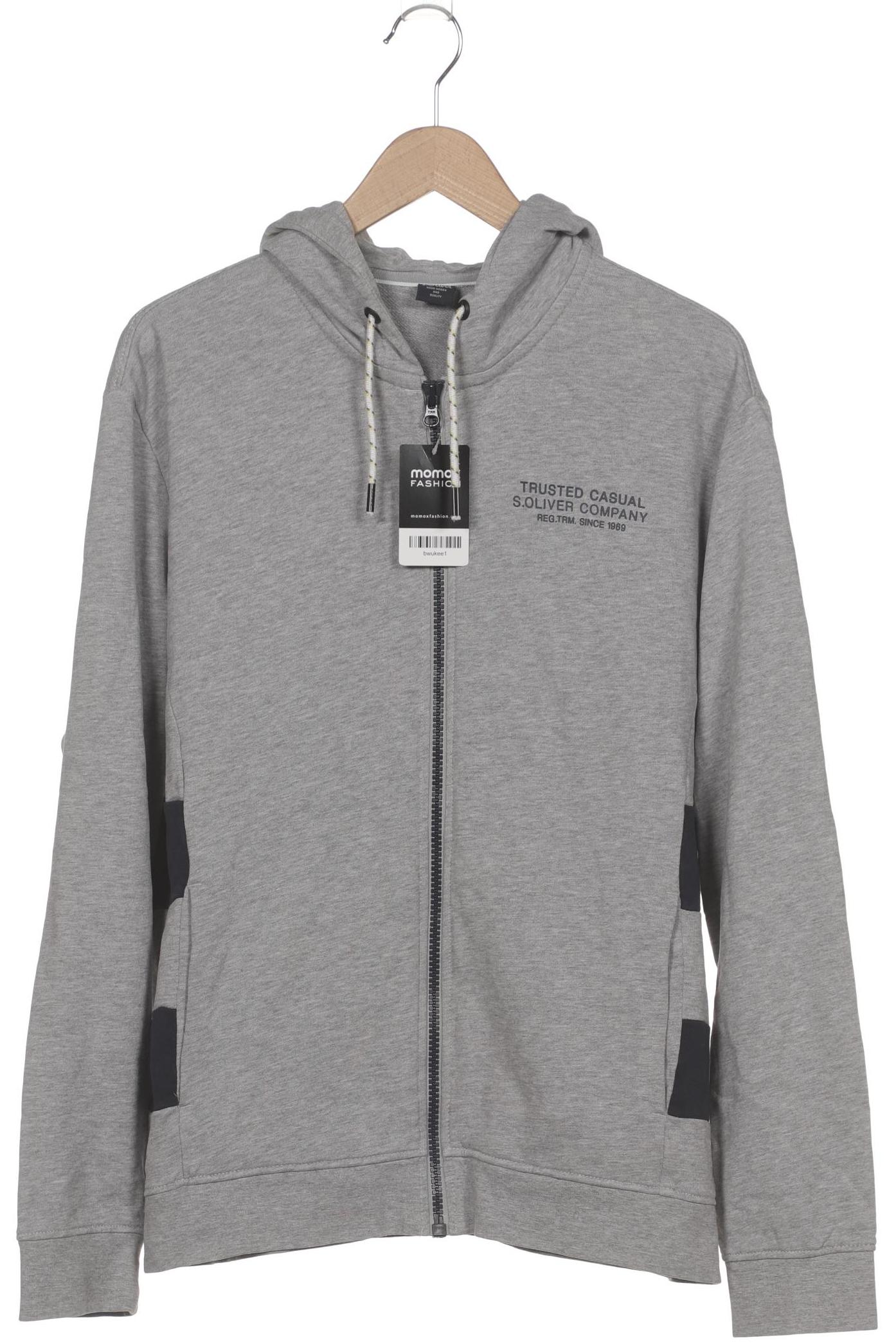 

s.Oliver Herren Kapuzenpullover, grau, Gr. 54