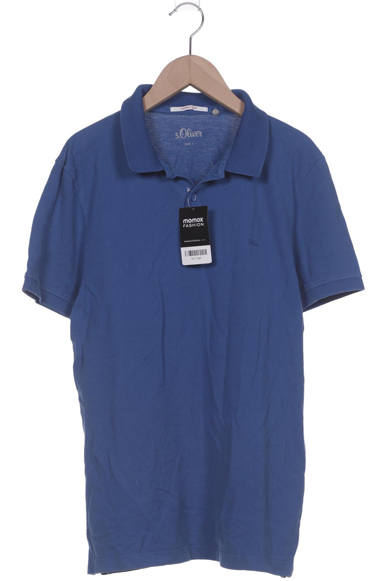 

s.Oliver Herren Poloshirt, blau, Gr. 52