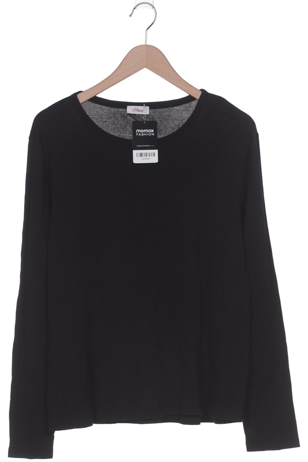 

s.Oliver Herren Langarmshirt, schwarz, Gr. 54