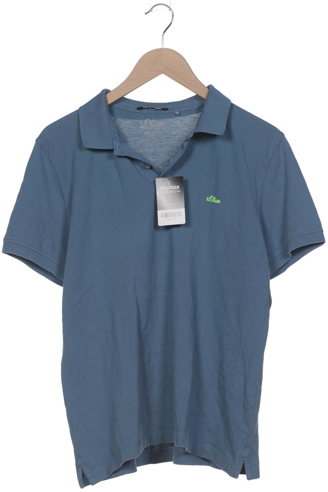 

s.Oliver Herren Poloshirt, blau, Gr. 52
