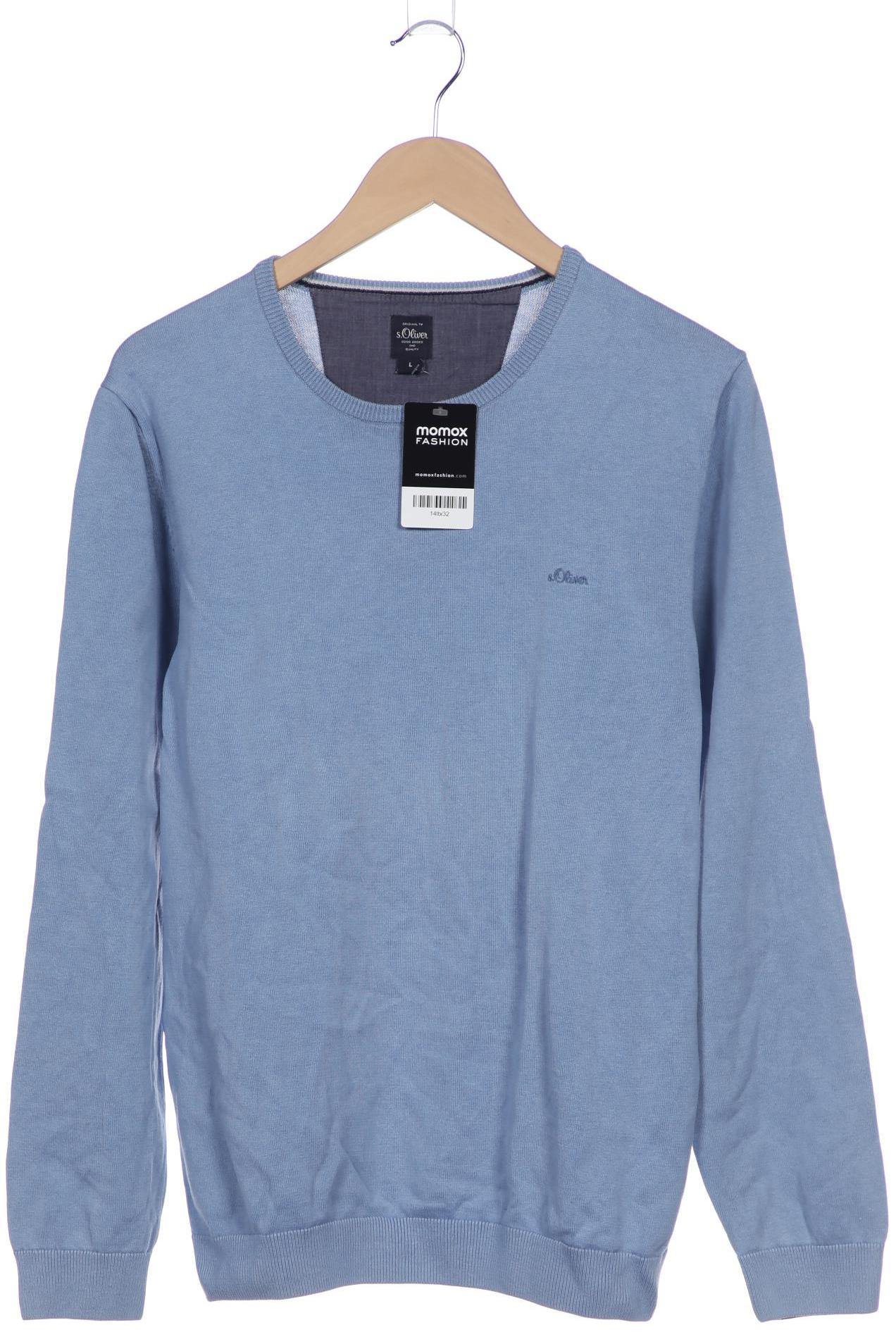 

s.Oliver Herren Pullover, blau, Gr. 52