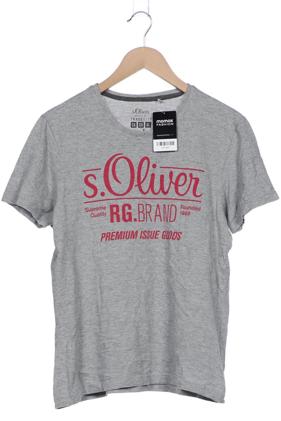 

s.Oliver Herren T-Shirt, grau, Gr. 48