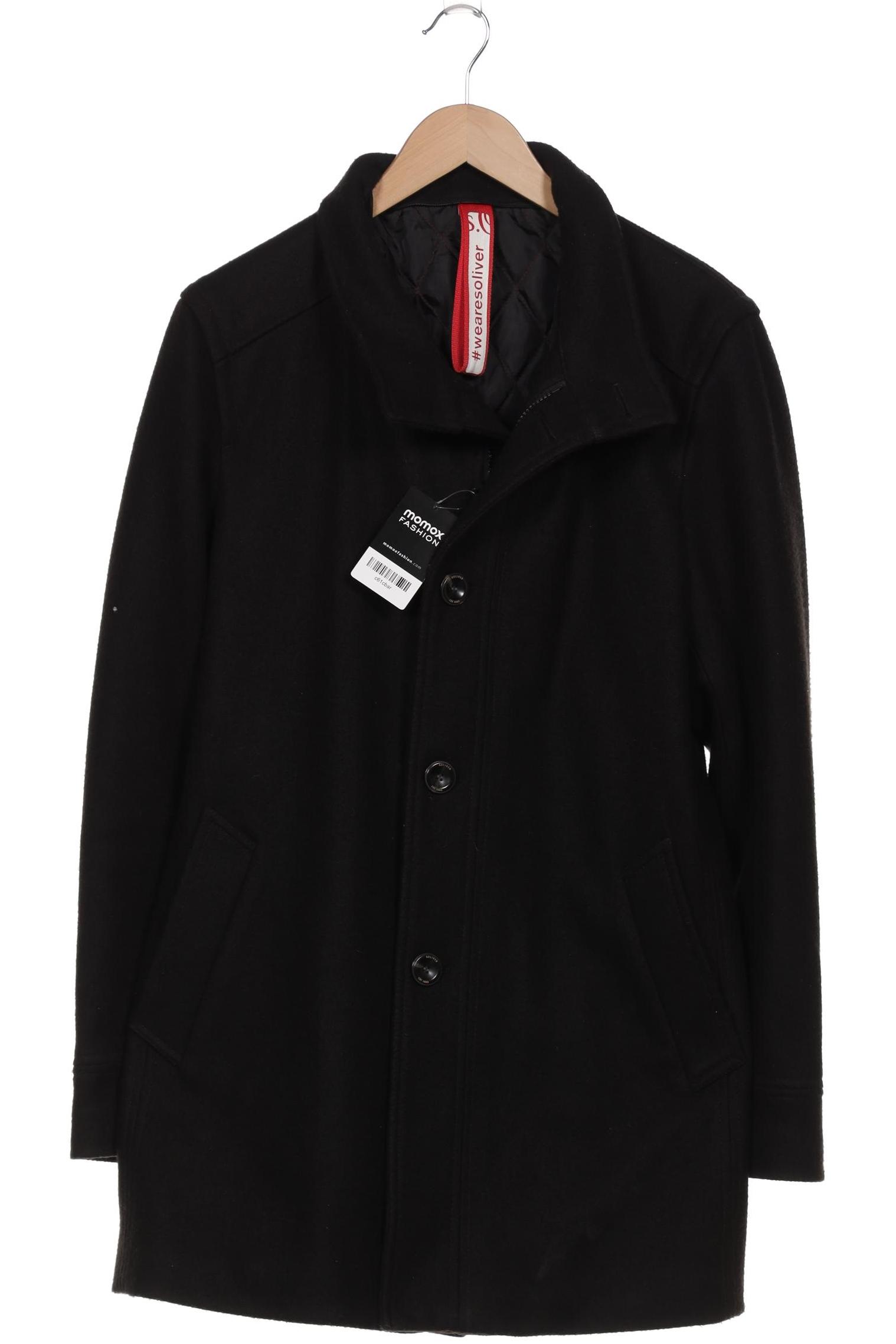 

s.Oliver Herren Mantel, schwarz, Gr. 48