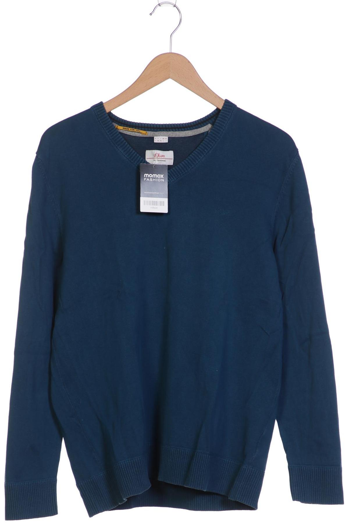 

s.Oliver Herren Pullover, türkis, Gr. 52