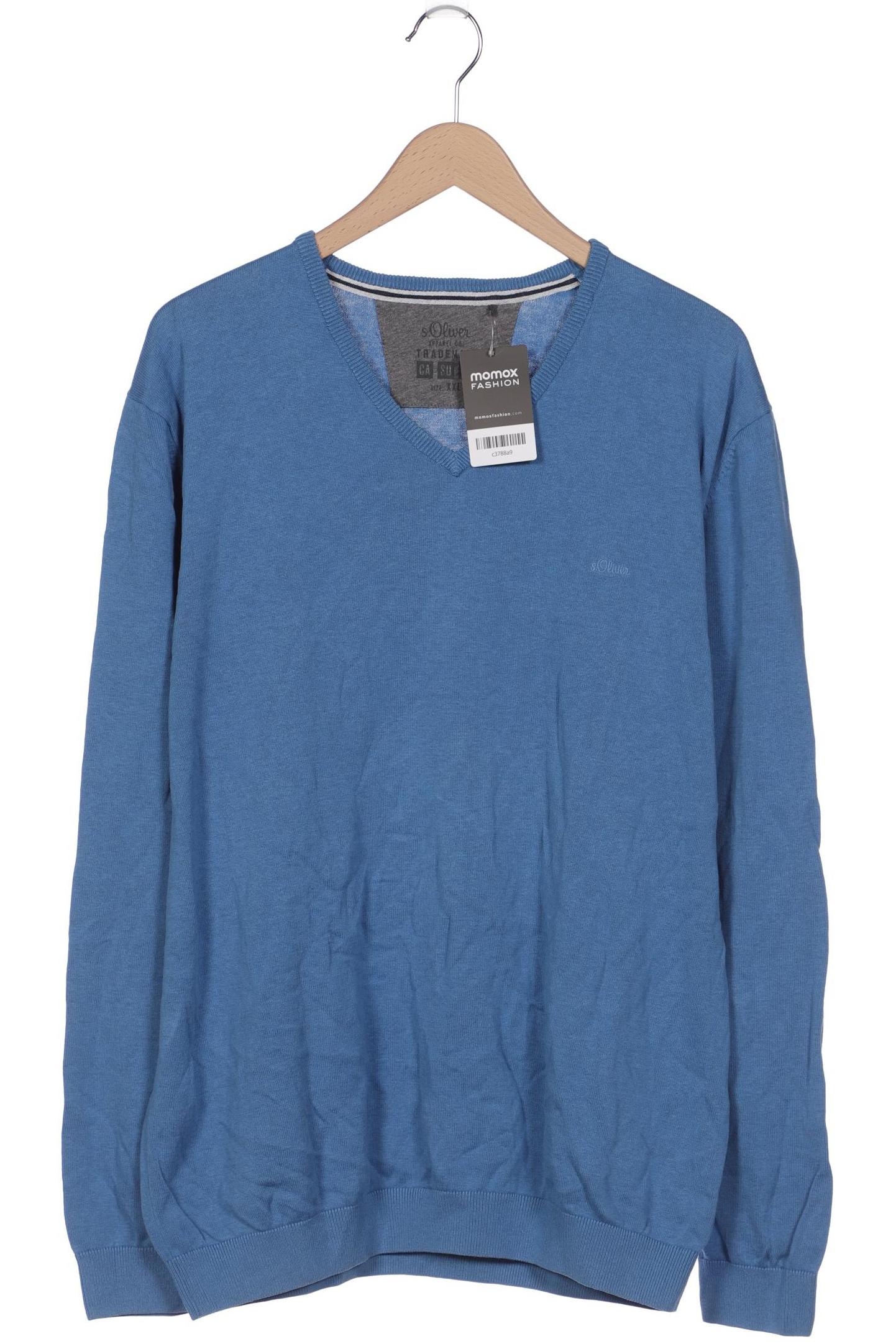 

s.Oliver Herren Pullover, blau, Gr. 56
