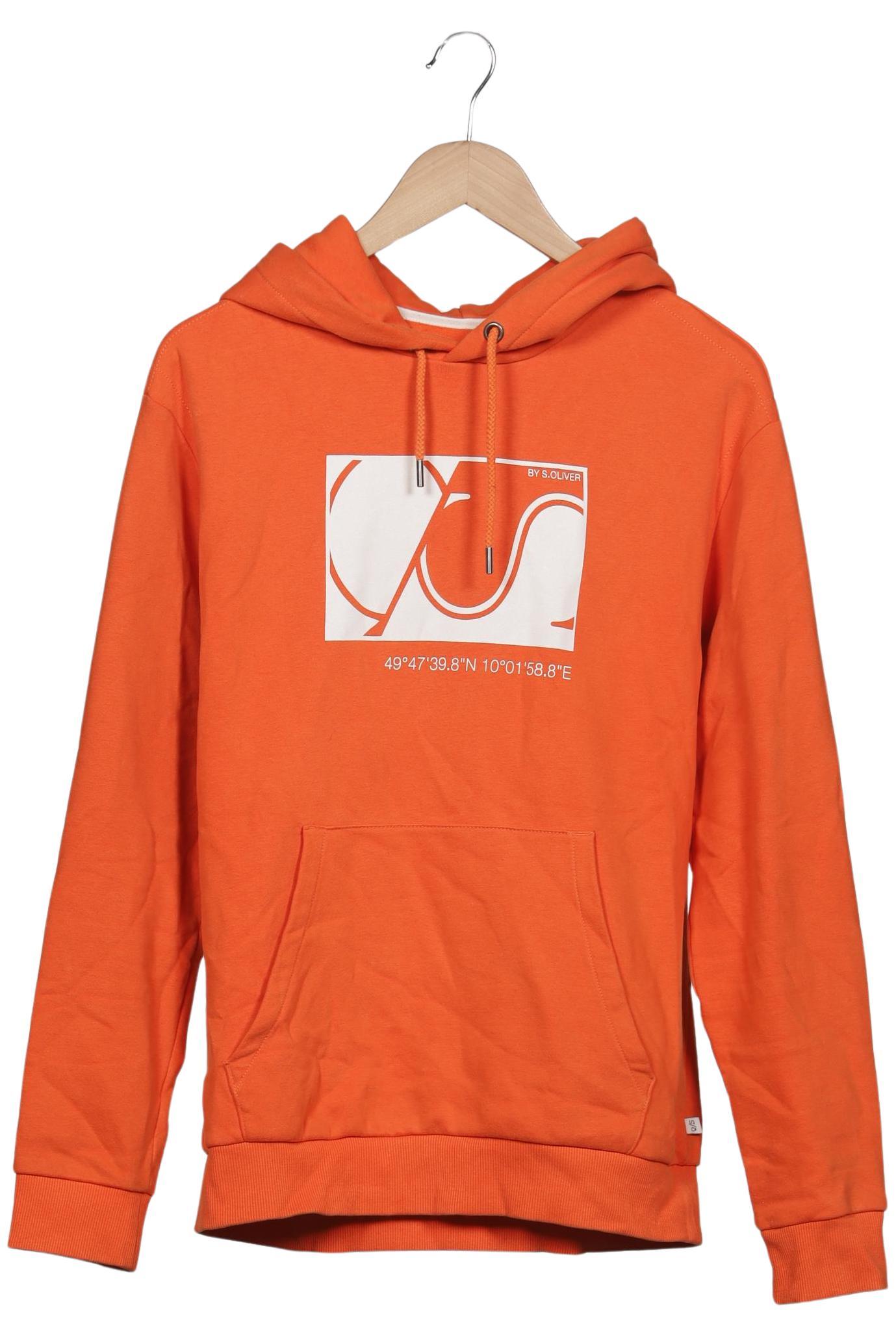 

s.Oliver Herren Kapuzenpullover, orange, Gr. 46