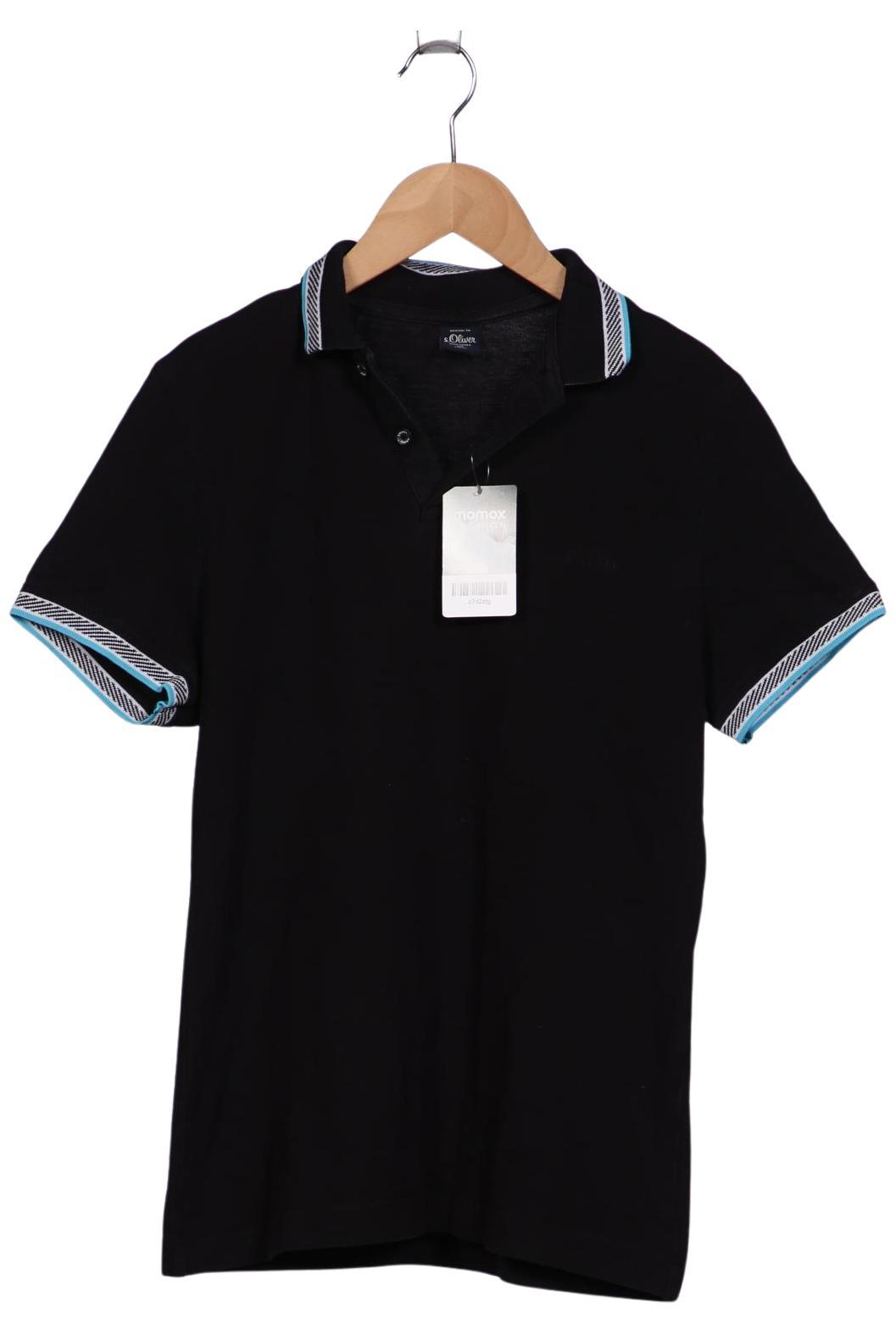 

s.Oliver Herren Poloshirt, schwarz, Gr. 46