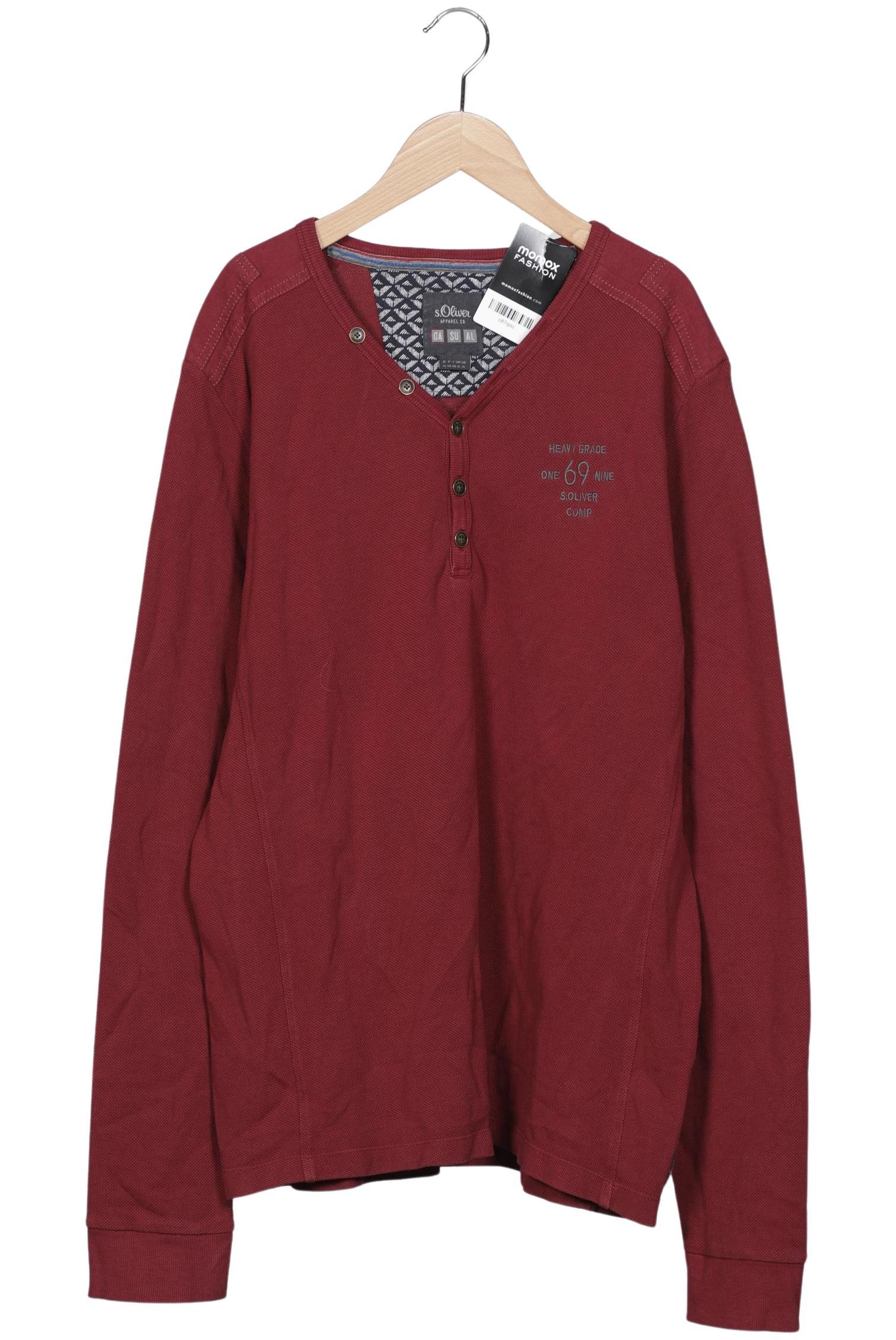 

s.Oliver Herren Sweatshirt, bordeaux, Gr. 54