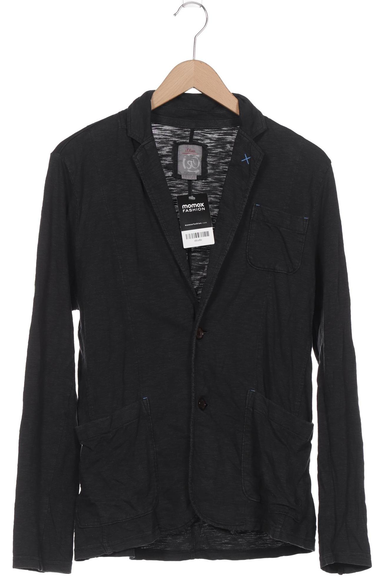 

s.Oliver Herren Strickjacke, schwarz, Gr. 48