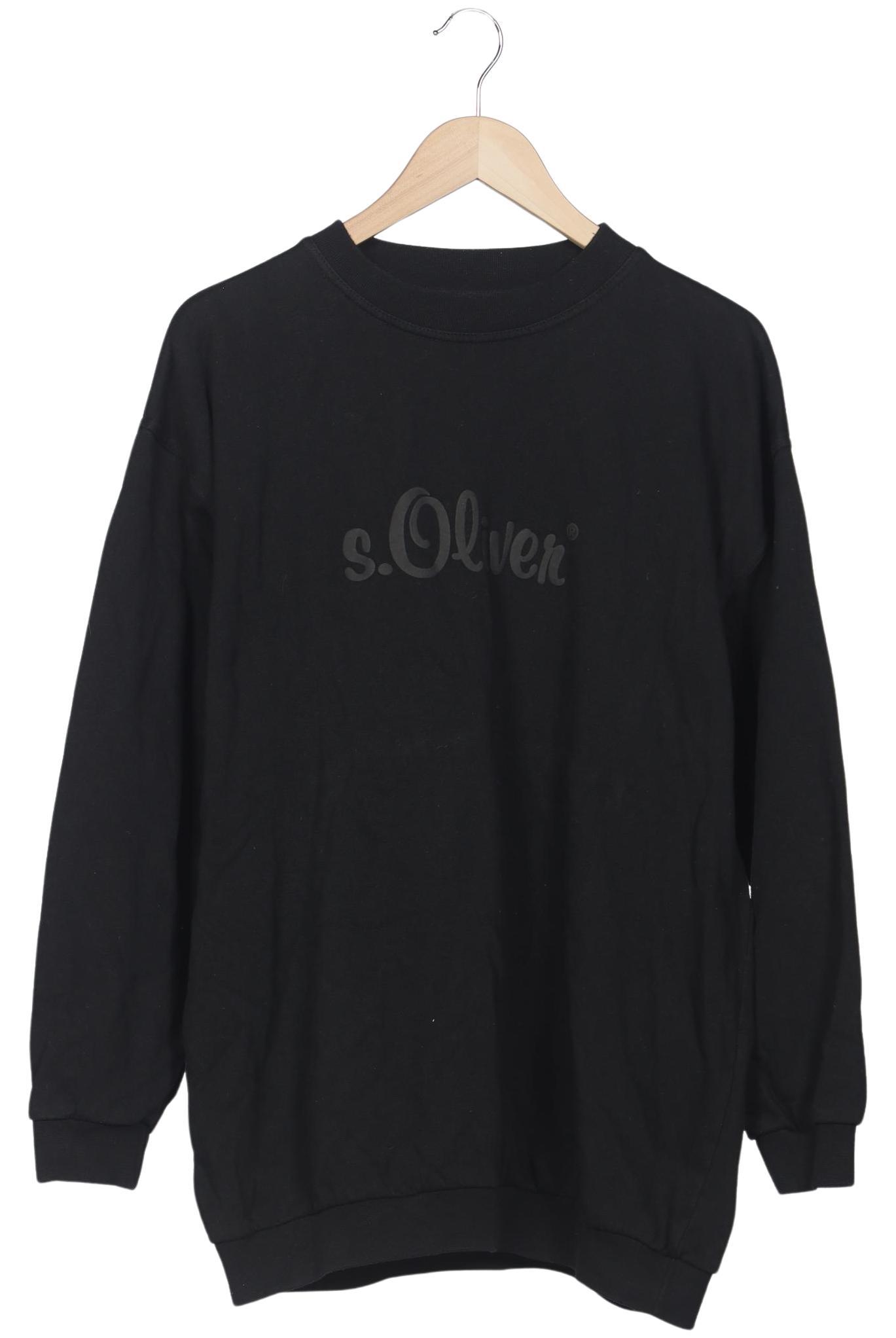 

s.Oliver Herren Sweatshirt, schwarz, Gr. 54