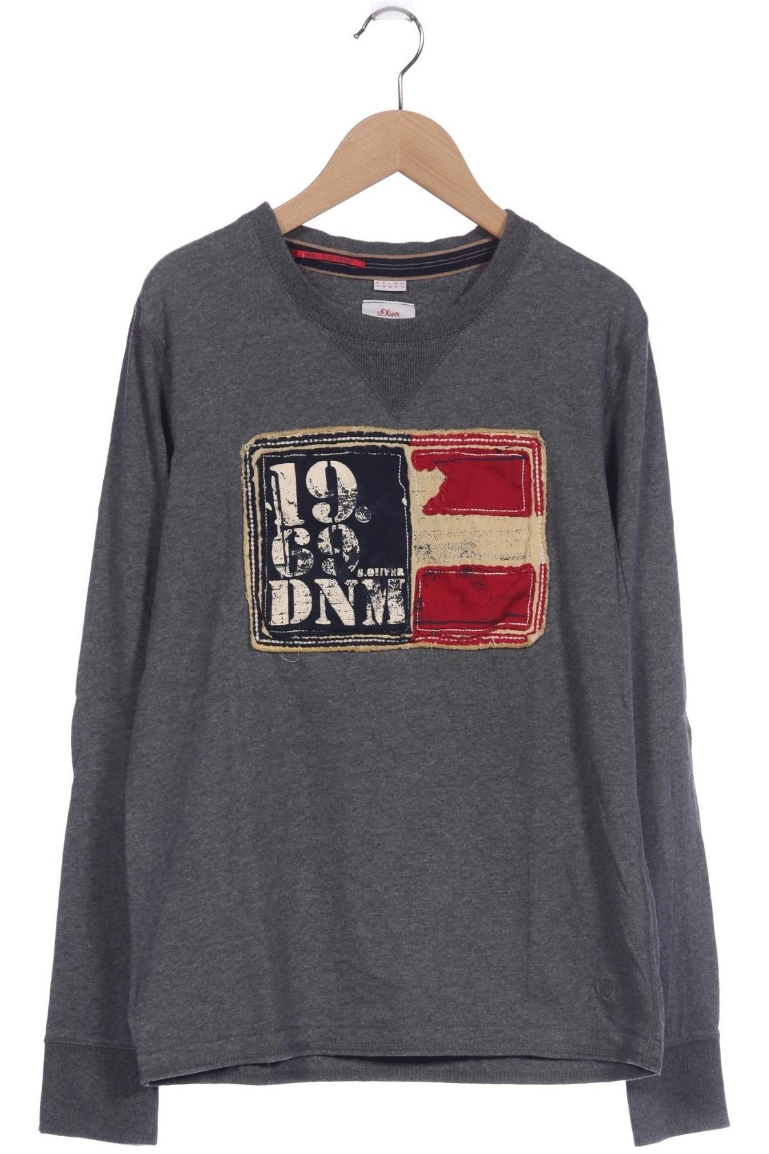 

s.Oliver Herren Langarmshirt, grau, Gr. 46