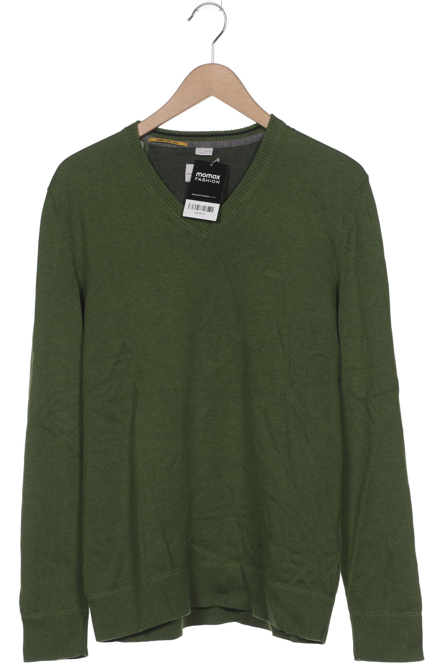 

s.Oliver Herren Pullover, grün, Gr. 52