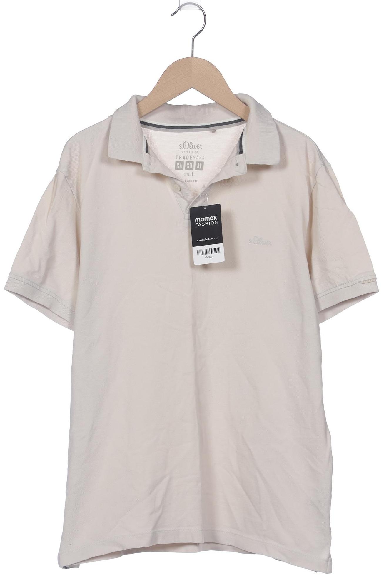

s.Oliver Herren Poloshirt, cremeweiß, Gr. 52