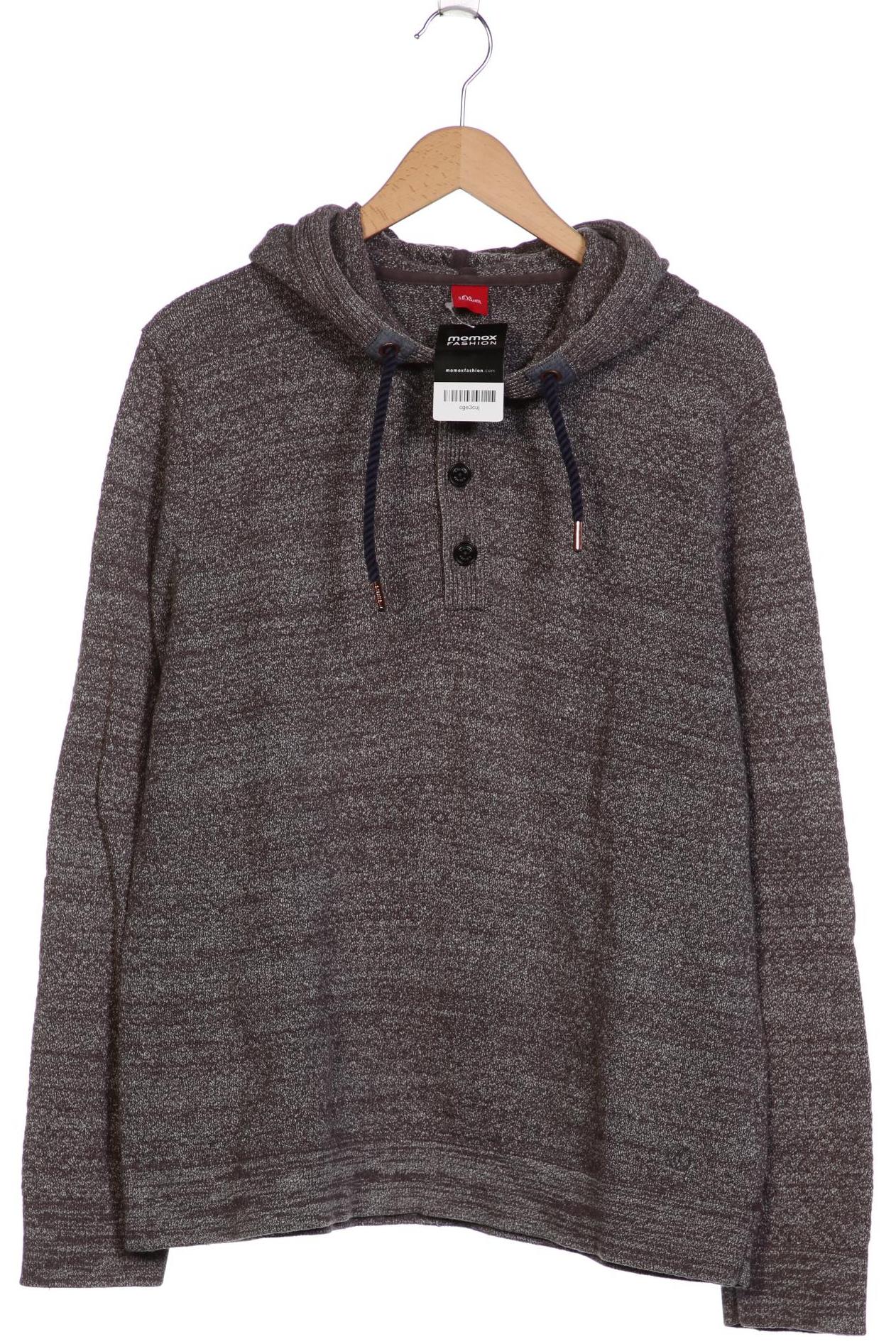 

s.Oliver Herren Kapuzenpullover, grau, Gr. 54