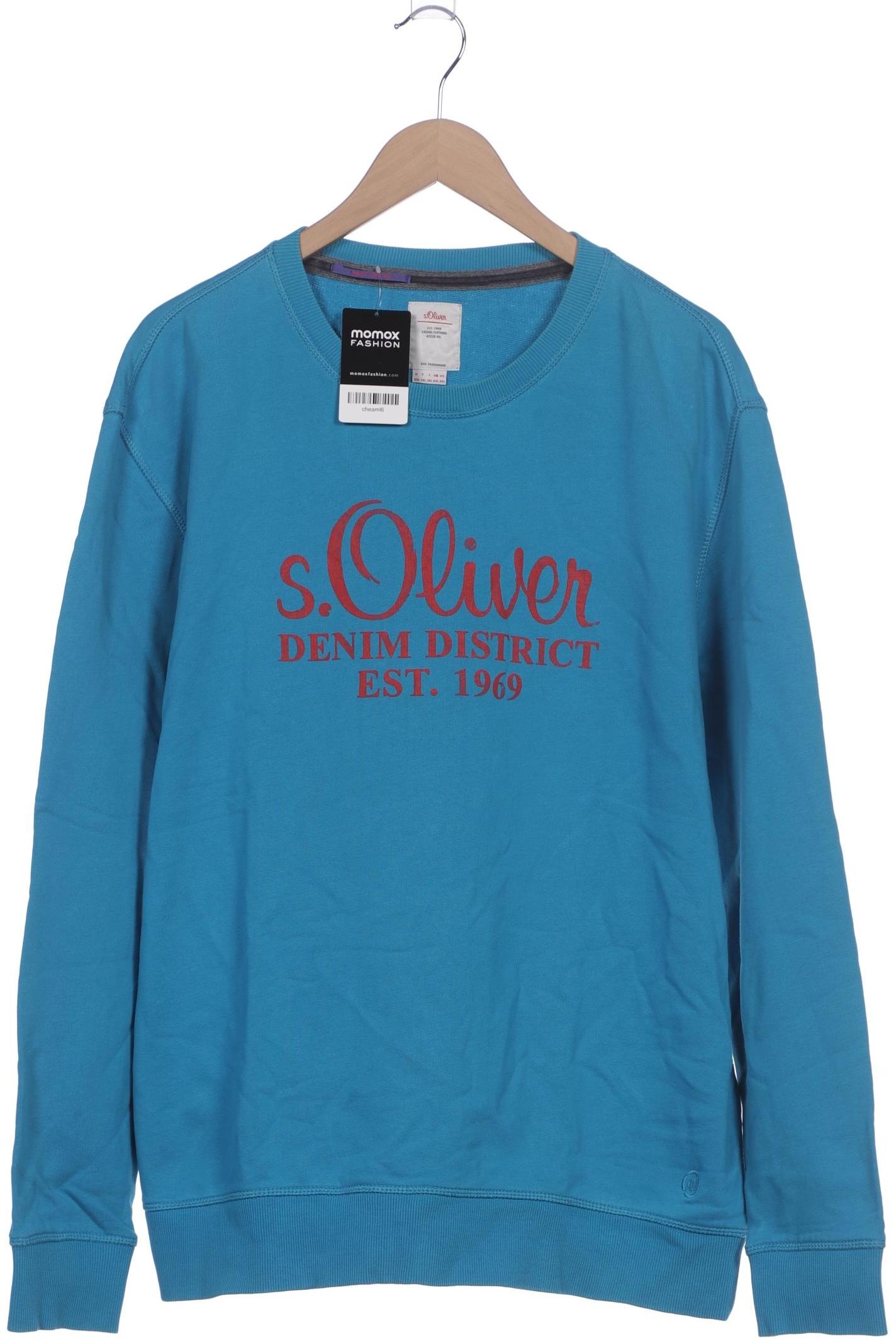 

s.Oliver Herren Sweatshirt, blau, Gr. 56