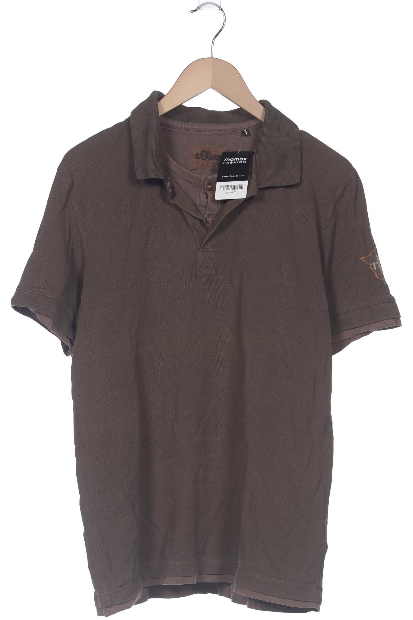

s.Oliver Herren Poloshirt, braun, Gr. 52