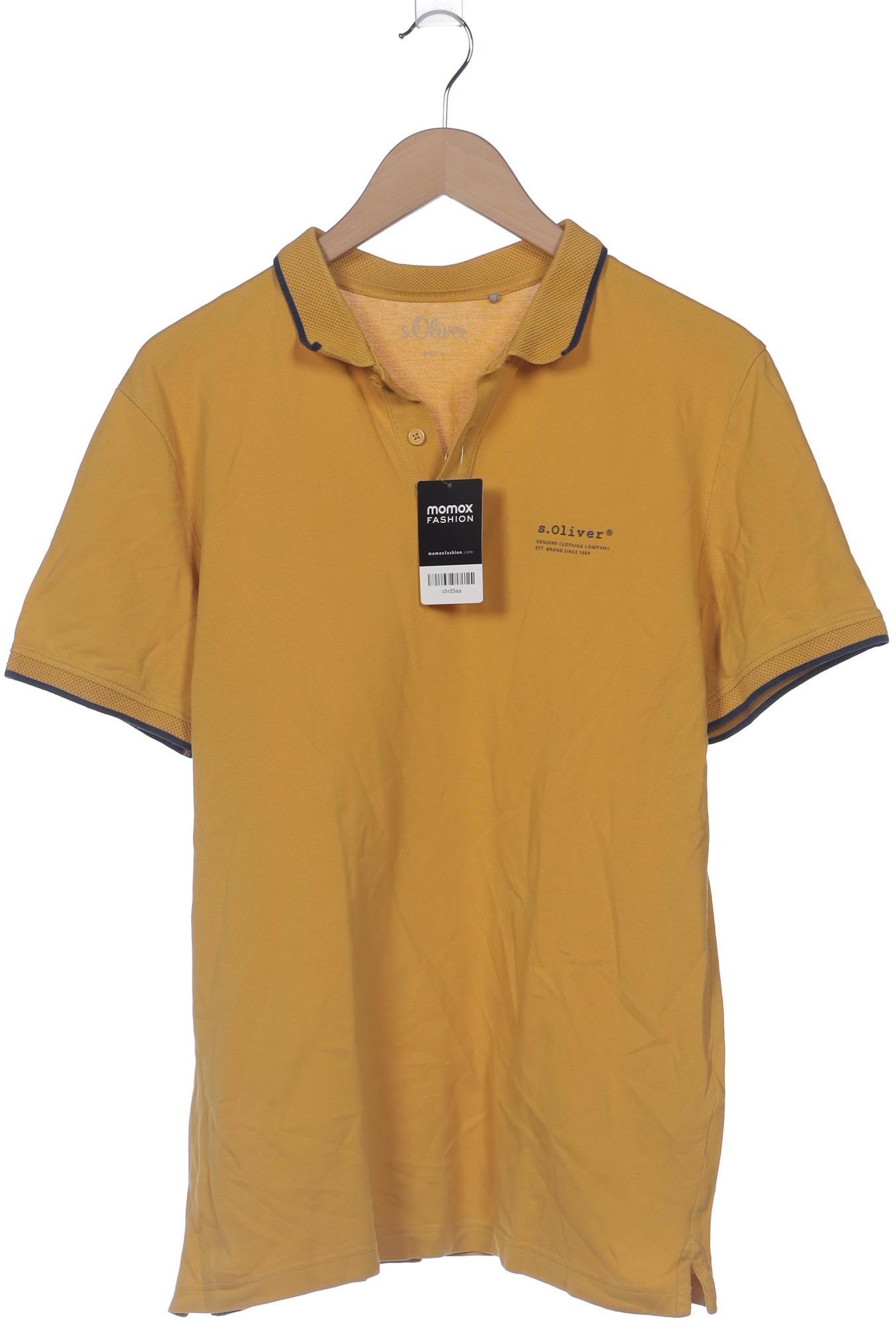 

s.Oliver Herren Poloshirt, gelb, Gr. 52